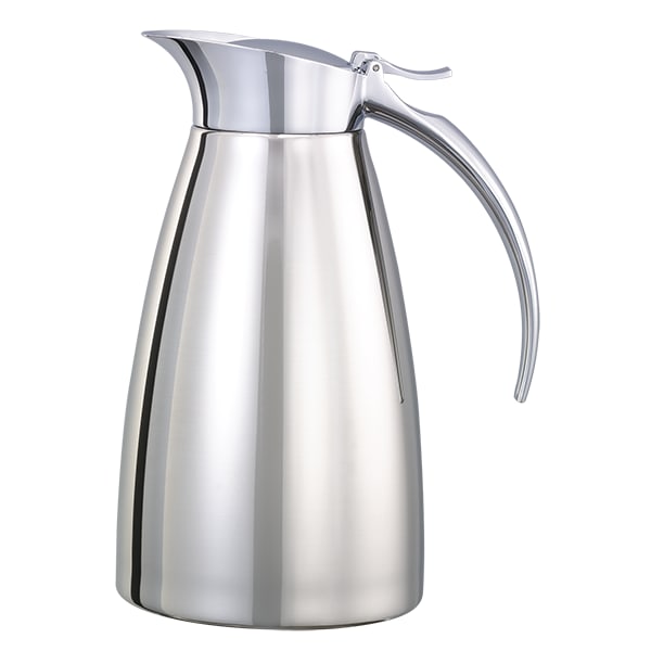 Service Ideas SVSC06PS Smart Choice Server, Stainless Steel, Vacuum Insulation, 0.6 Liter (20 Ounces), Polished