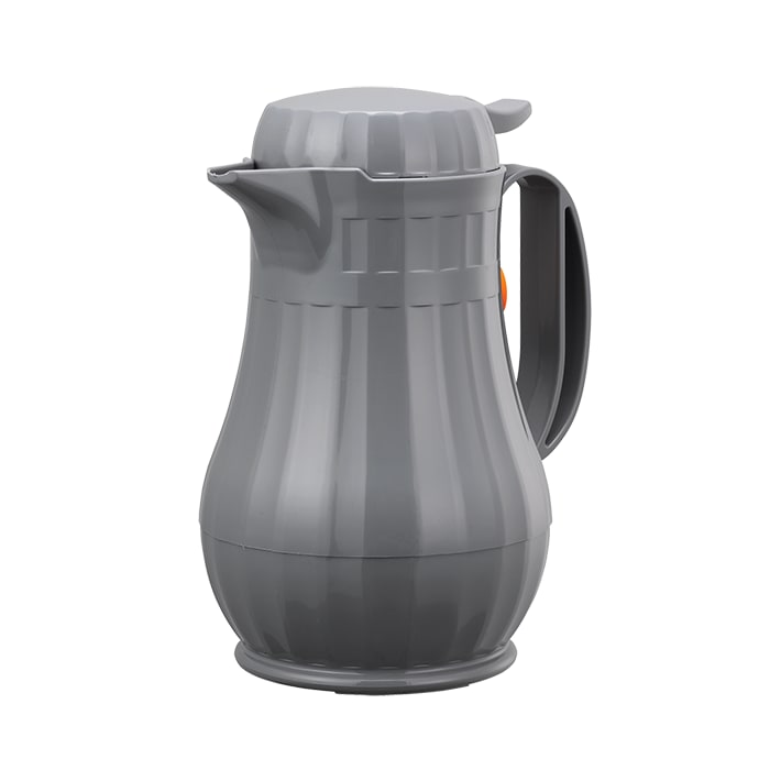 Service Ideas ECO6SLG Eco-Serv Carafe Foam Lined Plastic Server, 20 Ounce, Slate Grey