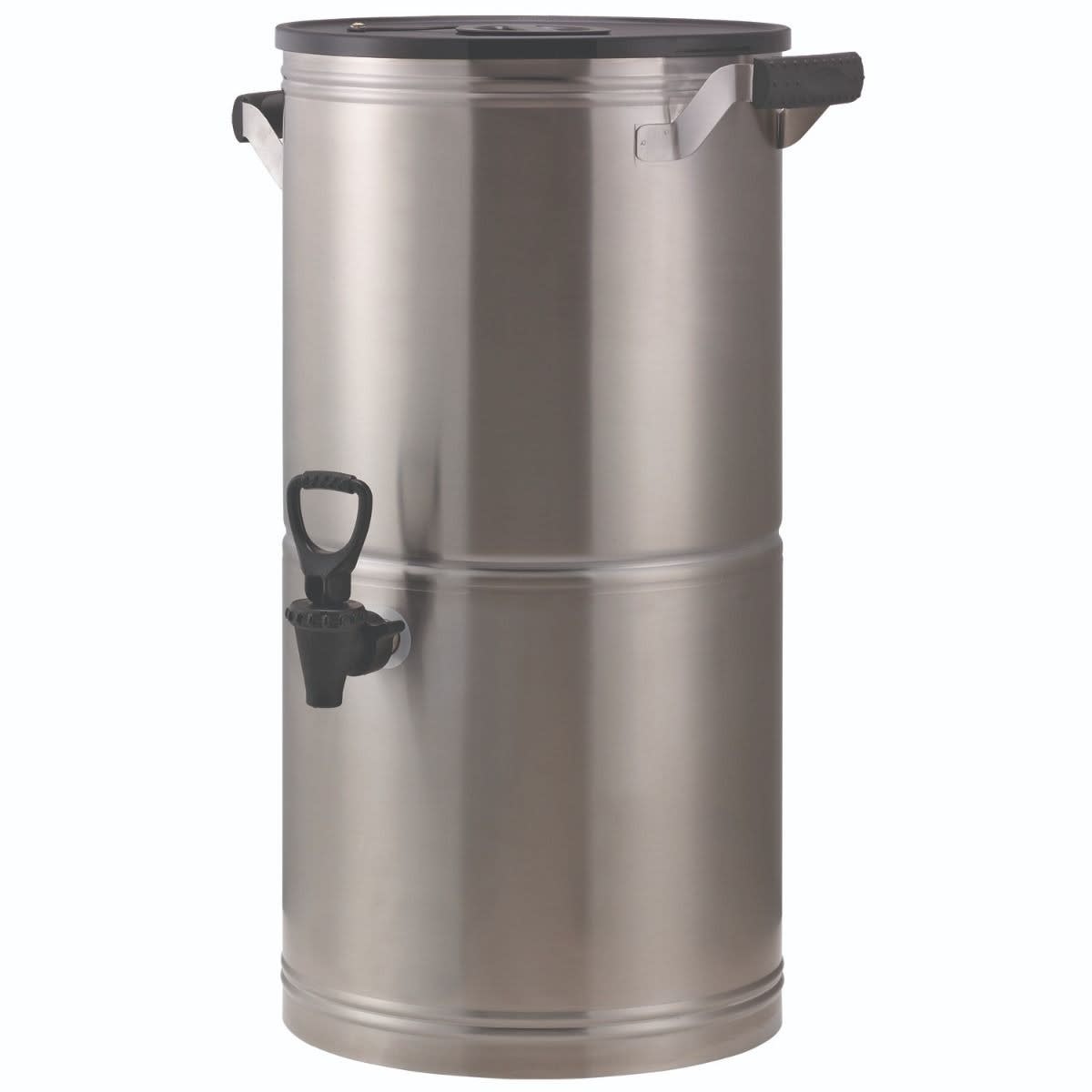Service Ideas ITS5GPL Round Tea Urn, Stainless Steel, 5 Gallon, Brushed