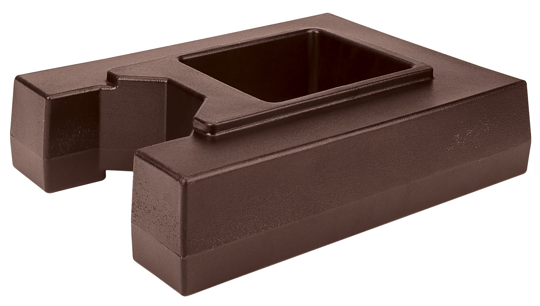 Cambro R1000LCD131 Riser, Fits 1000 Series Camtainers and Ultra Camtainers, Dark Brown