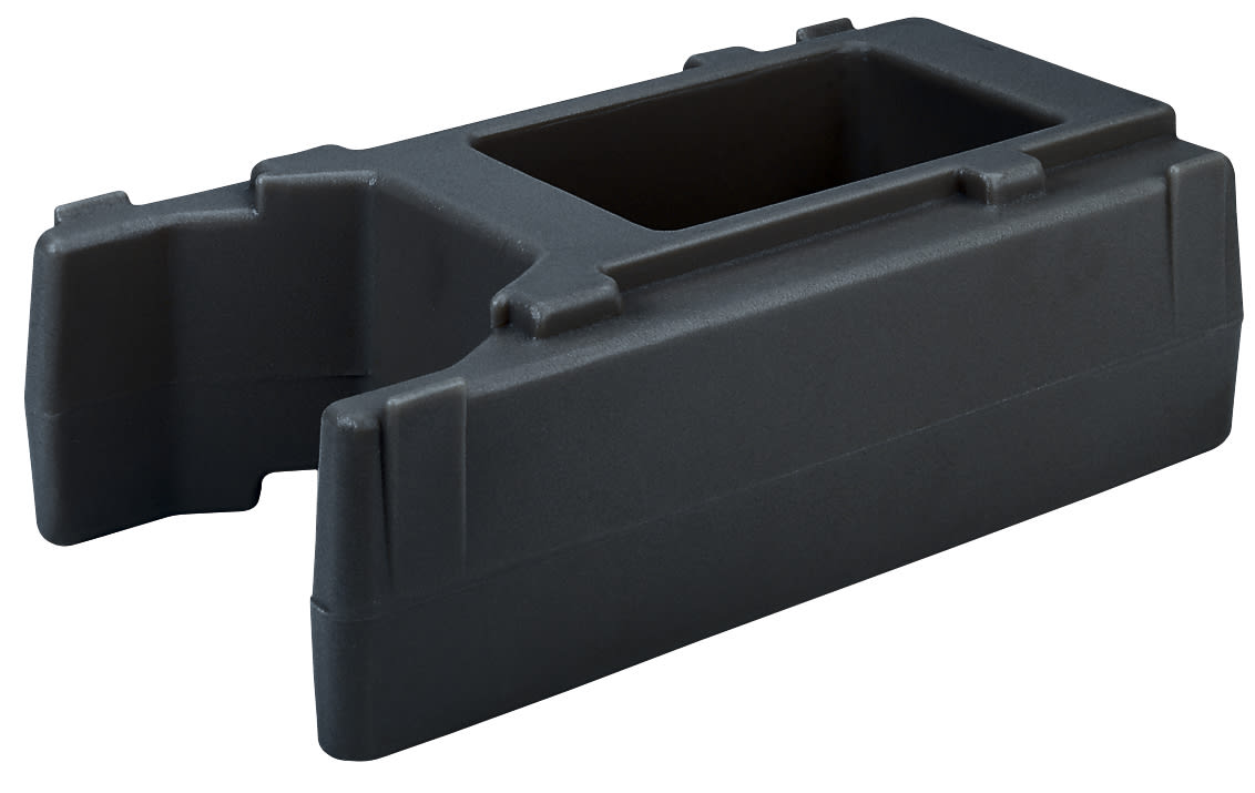 Cambro R500LCD110 Riser, Fits 250/500 Series Camtainers and Ultra Camtainers, Black
