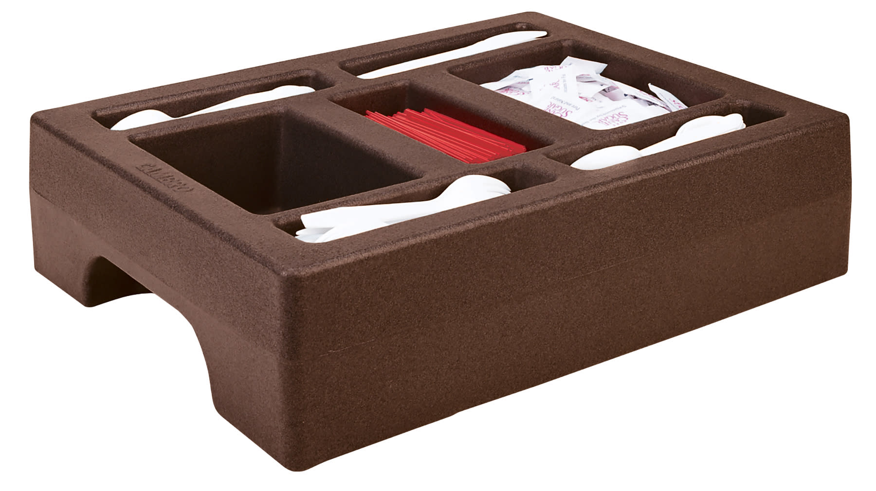 Cambro LCDCH10131 Condiment Holder, Fits 1000 Series Camtainers and Ultra Camtainers, Dark Brown