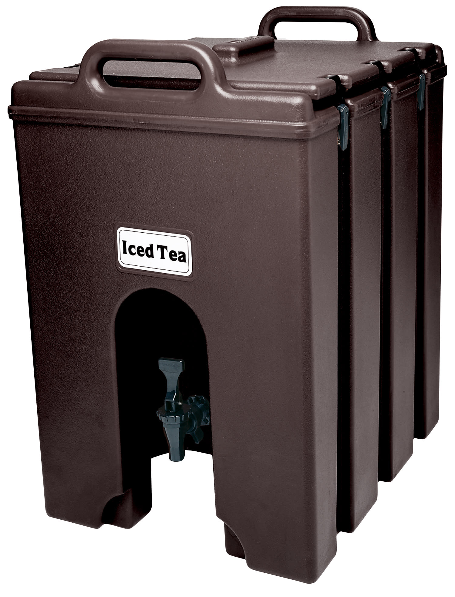 Cambro 1000LCD131 Camtainer Insulated Beverage Dispenser, 10 Gallon Capacity, Dark Brown