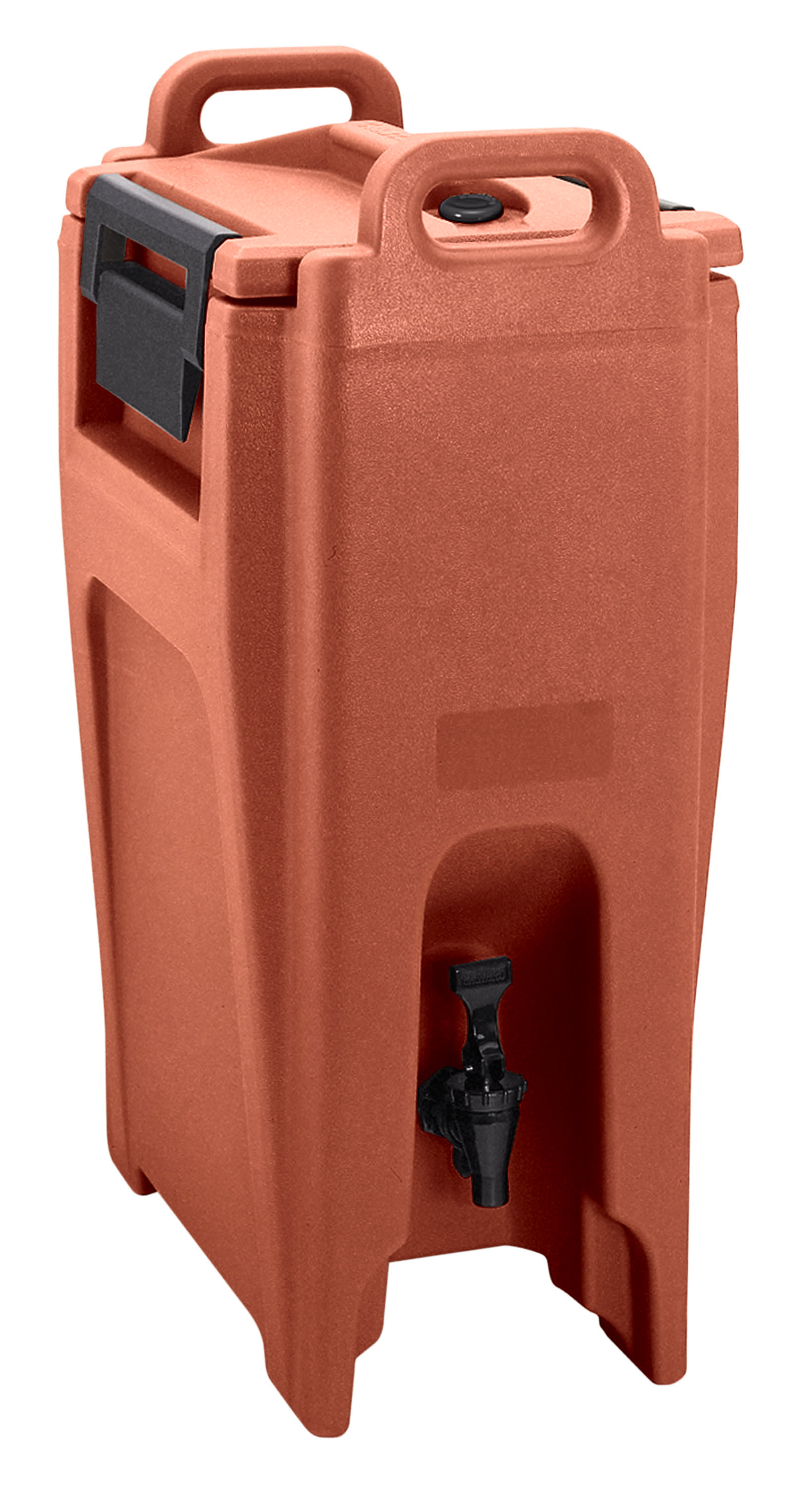 Cambro UC500402 Ultra Camtainer Insulated Beverage Dispenser, 5 Gallon Capacity, Brick Red