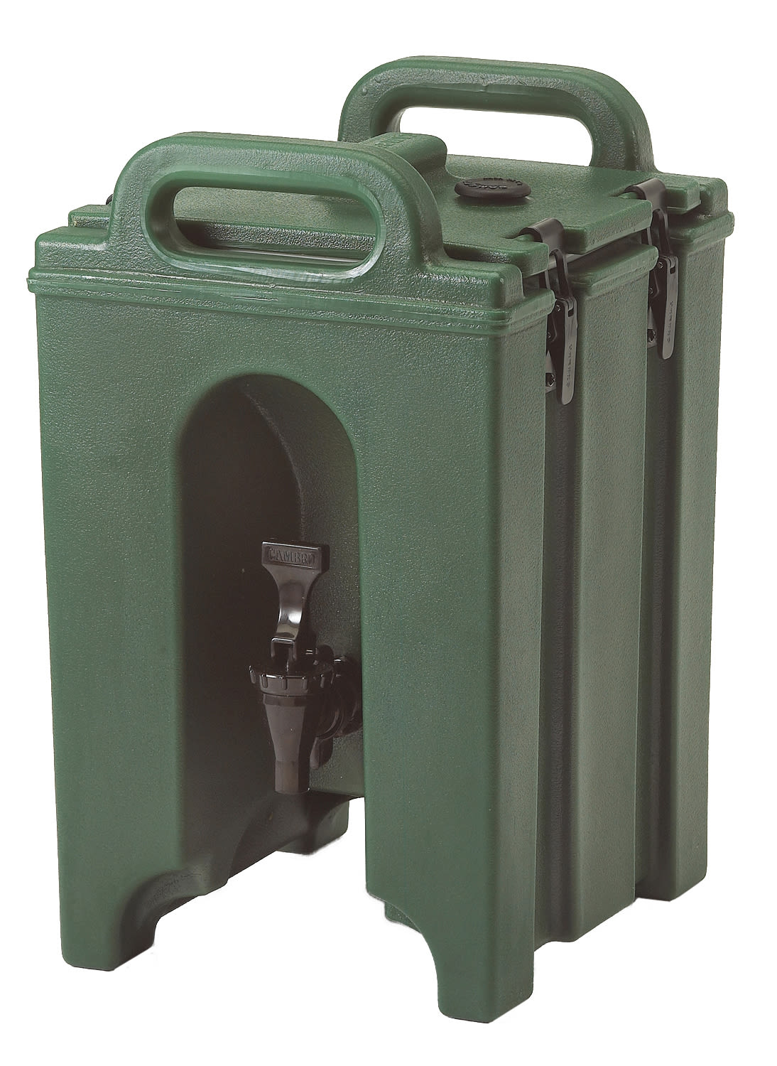 Cambro 100LCD519 Camtainer Insulated Beverage Dispenser, 1 Gallon Capacity, Kentucky Green