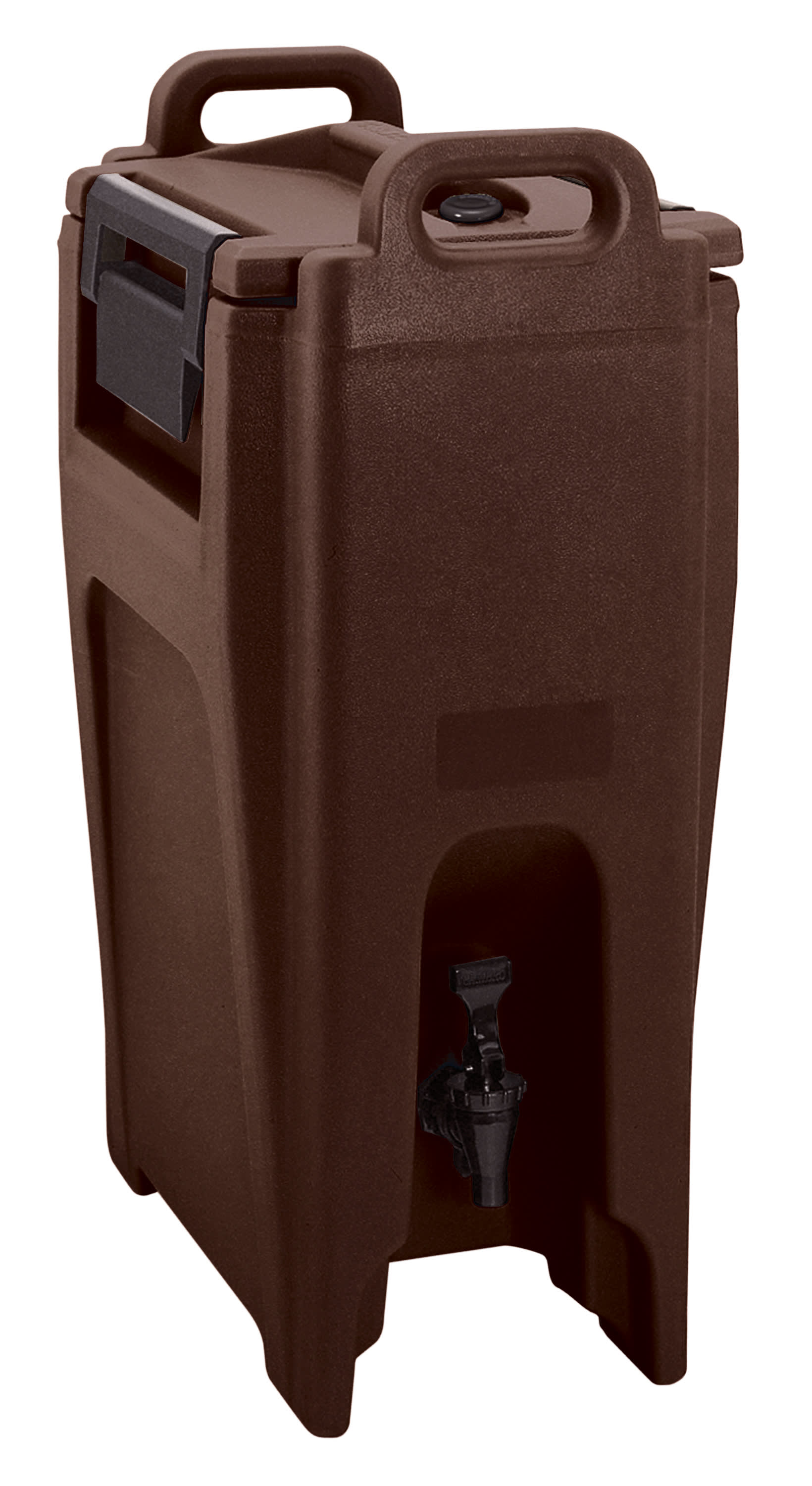 Cambro UC500131 Ultra Camtainer Insulated Beverage Dispenser, 5 Gallon Capacity, Dark Brown