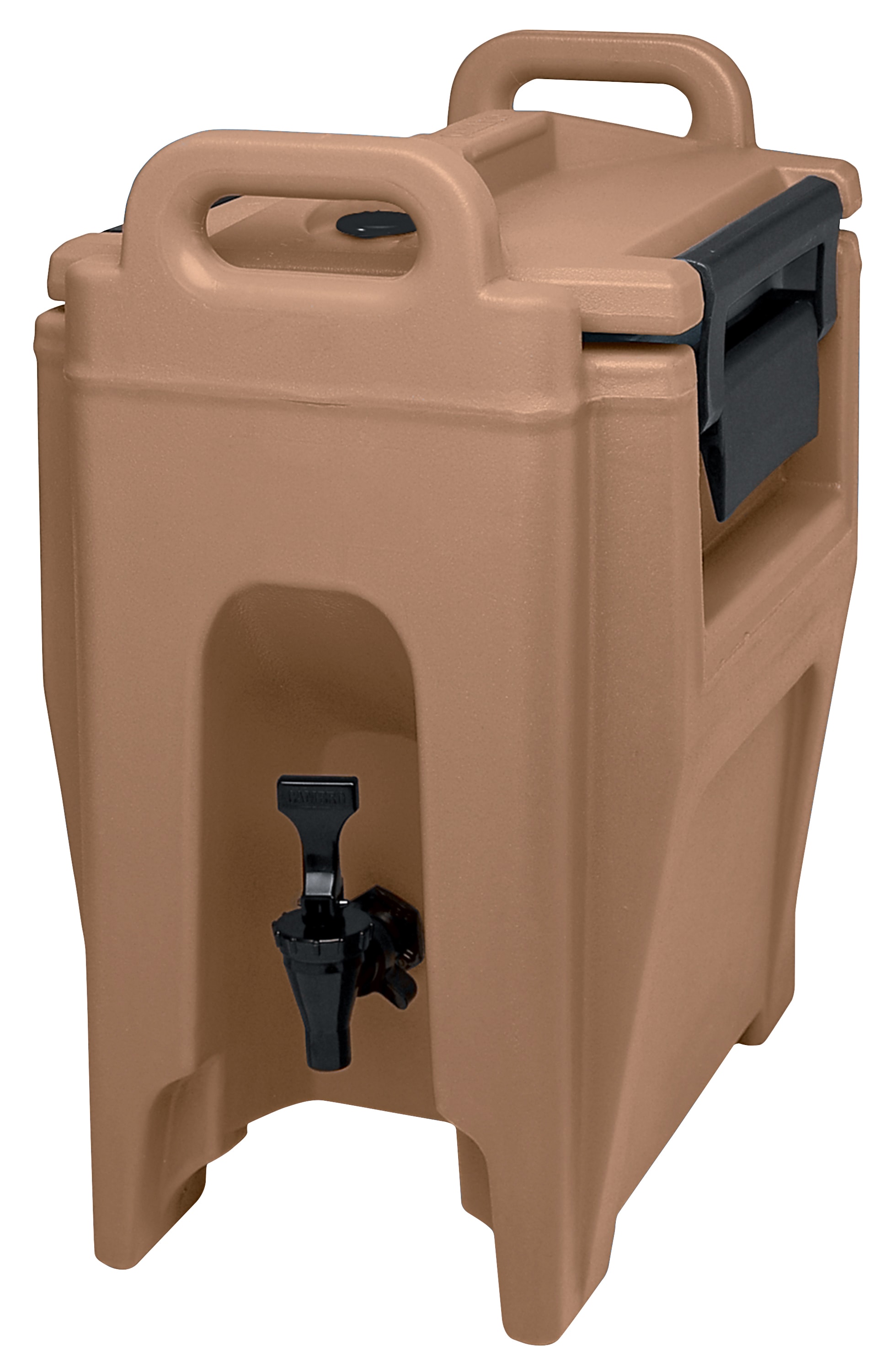 Cambro UC250157 Ultra Camtainer Insulated Beverage Dispenser, 2.5 Gallon Capacity, Coffee Beige