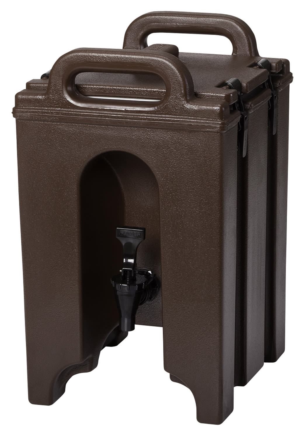 Cambro 100LCD131 Camtainer Insulated Beverage Dispenser, 1 Gallon Capacity, Dark Brown