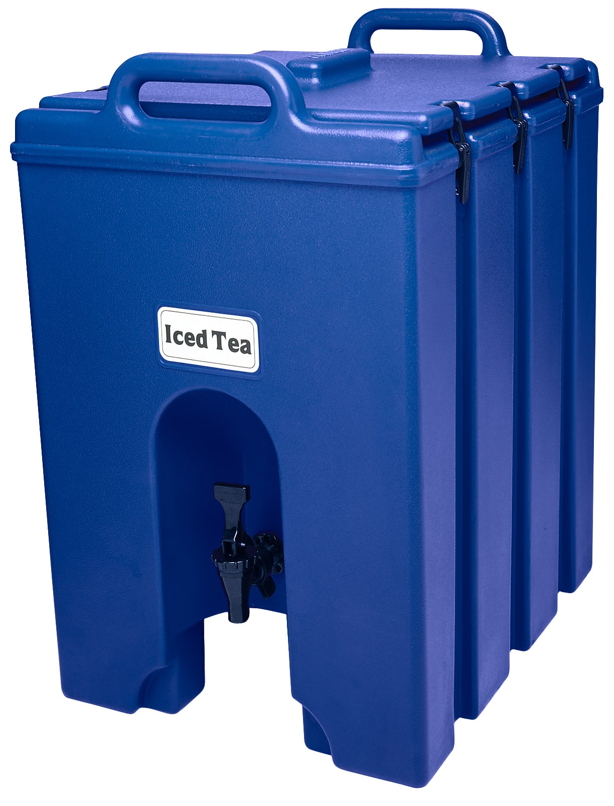 Cambro 1000LCD186 Camtainer Insulated Beverage Dispenser, 10 Gallon Capacity, Navy Blue