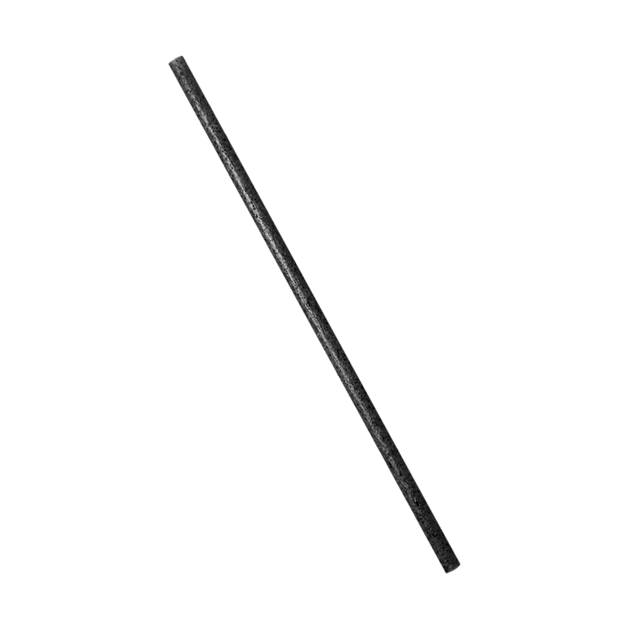 Reptheus MA-SBA21U, 8.25" Unwrapped Agave Straw, Black