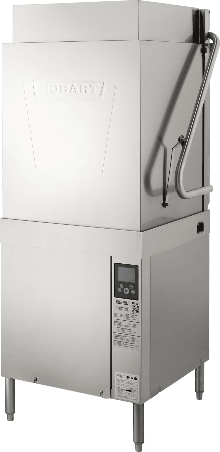 Hobart AM16T-BAS-2 Dishwasher, Door Type, w/ 3 Different Wash Cycles.