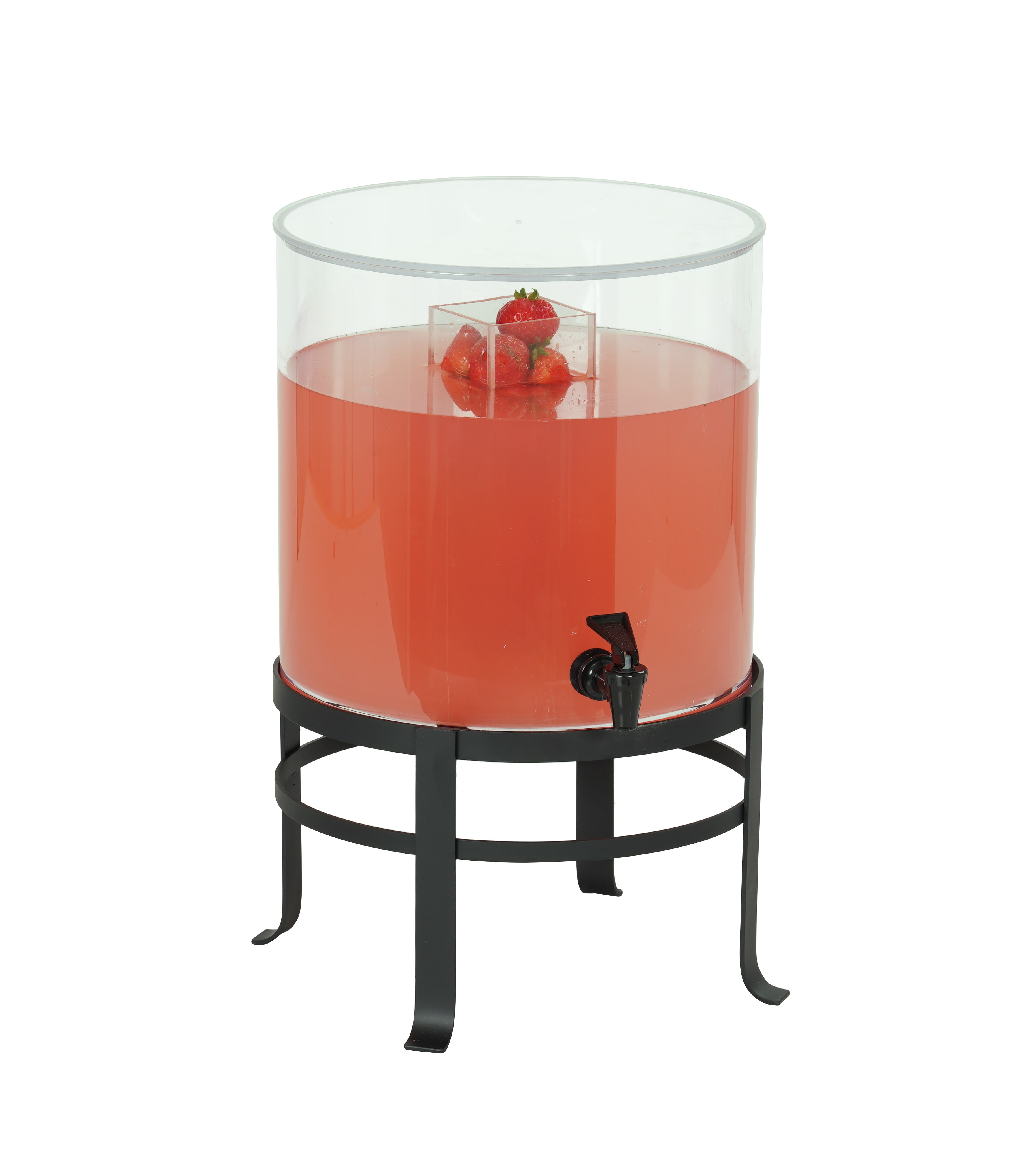 Cal-Mil 23424-3INF-13 Round Polycarbonate 3 Gallon Dispenser-Infusion