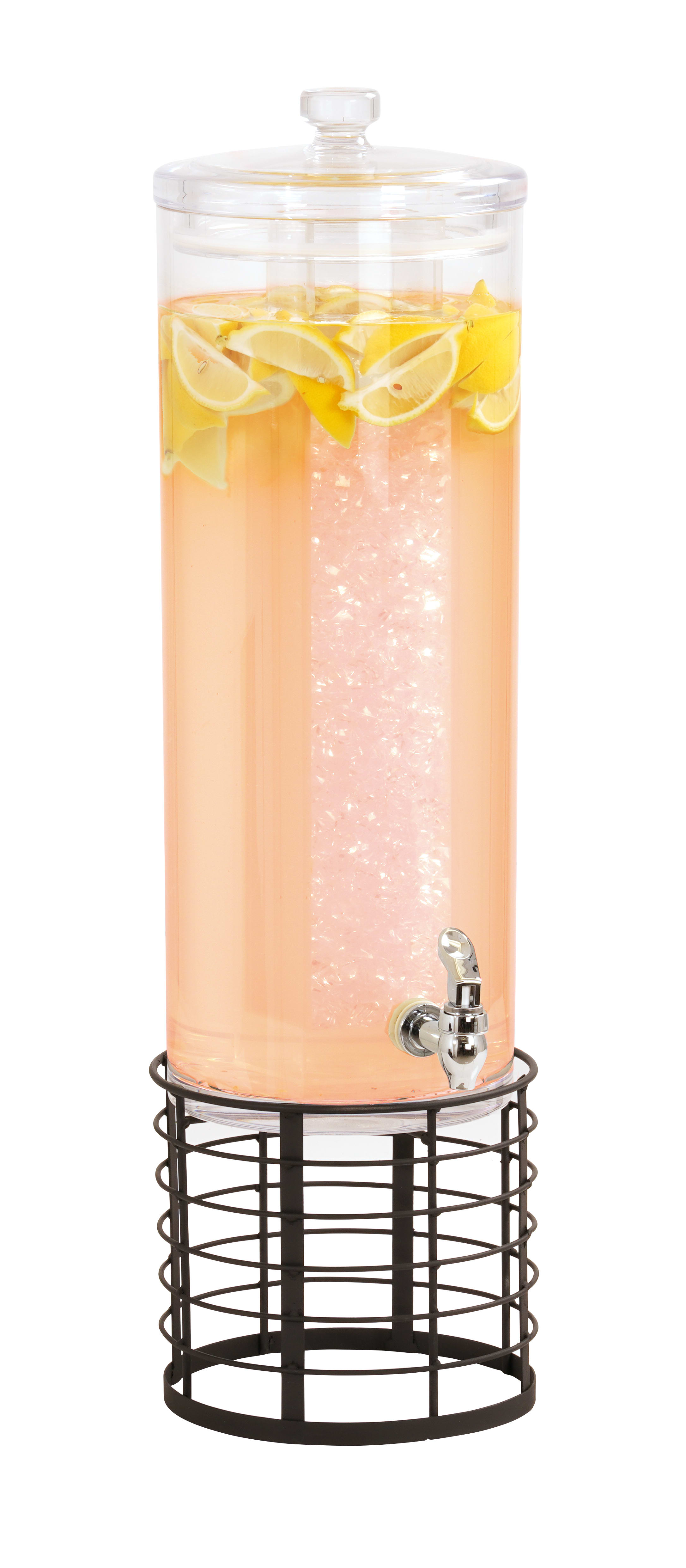Cal-Mil 22603-3-13 Madison 3 Gallon Beverage Dispenser With Ice Chamber