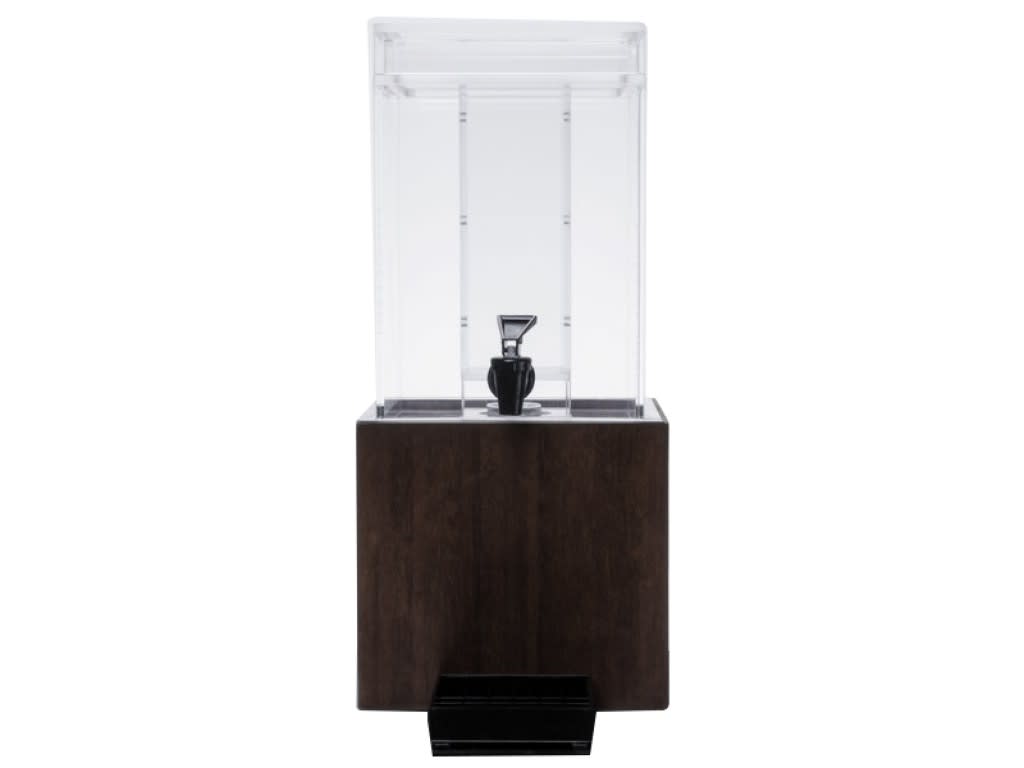 Cal-Mil 1527-1INF-96 Midnight Bamboo 1.5 Gallon Beverage Dispenser With Infusion Chamber