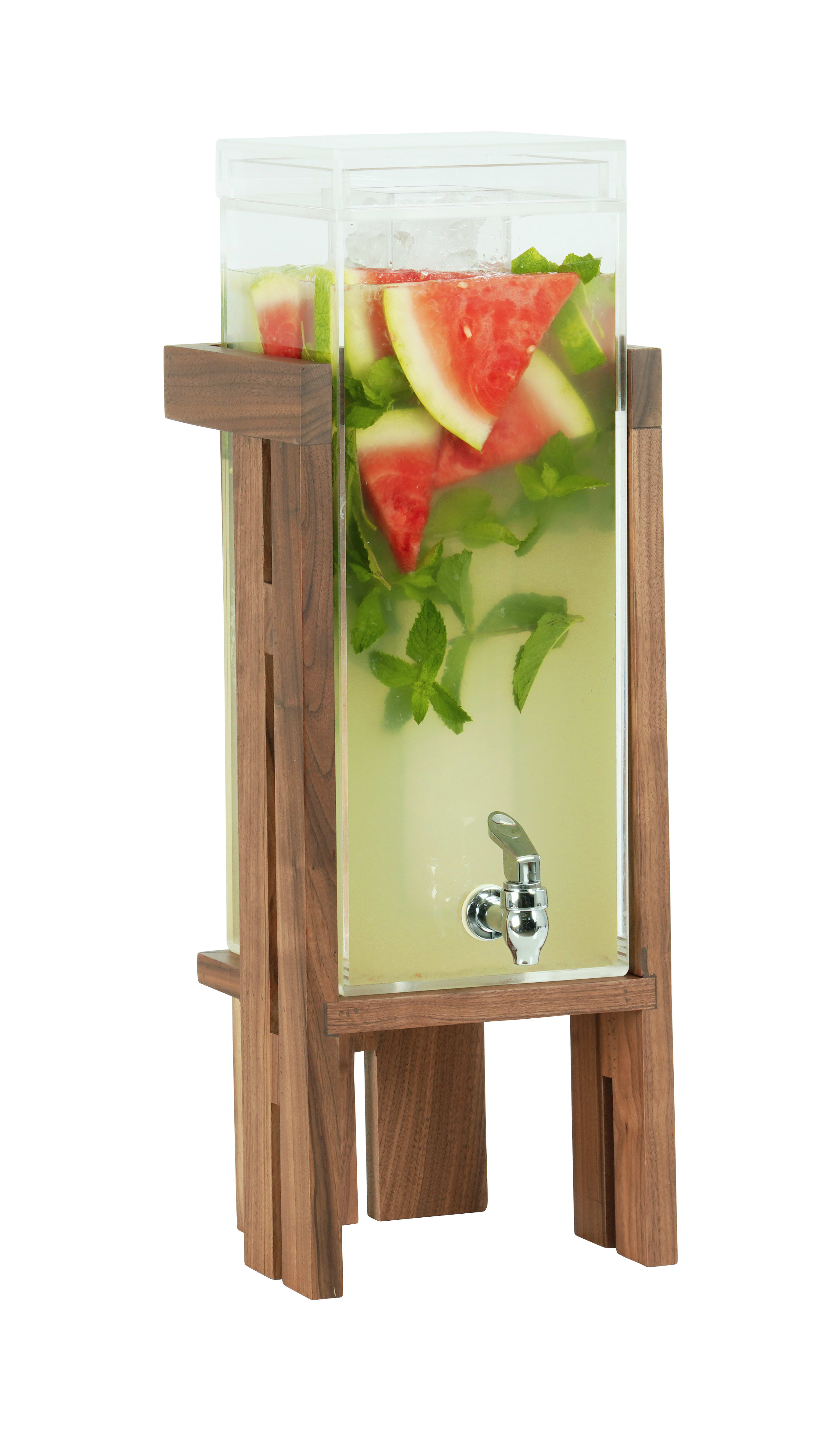Cal-Mil 23141-3-78 Sydney 3 Gallon Beverage Dispenser, Walnut