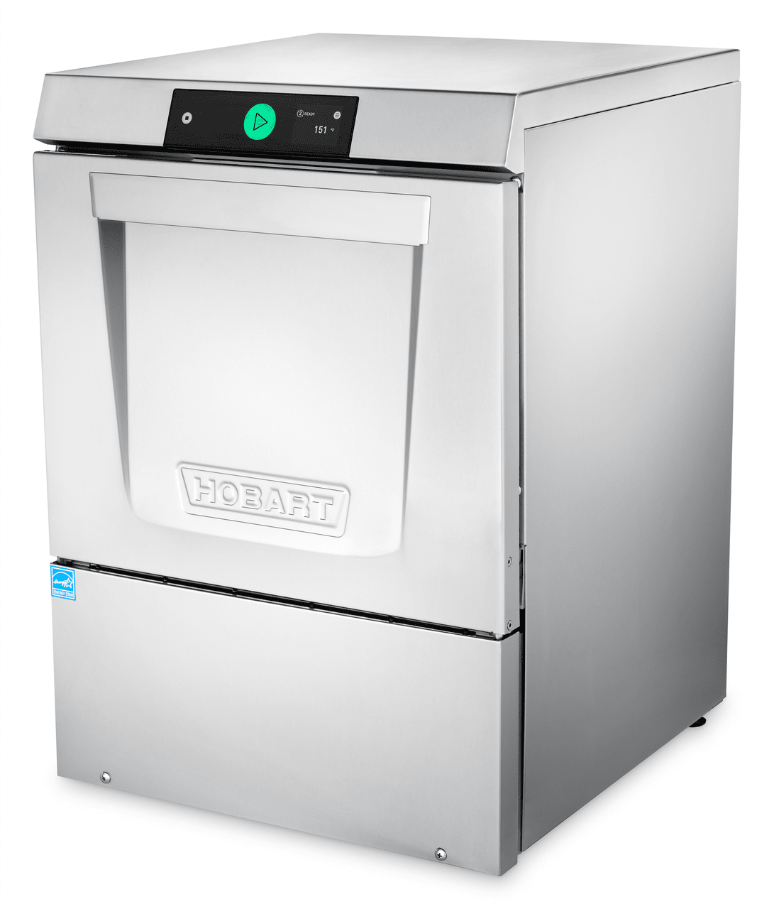 Hobart LXnC-3 Low Temperature Chemical Sanitizing Undercounter Dishwashing Machine 17" Door Opening Height