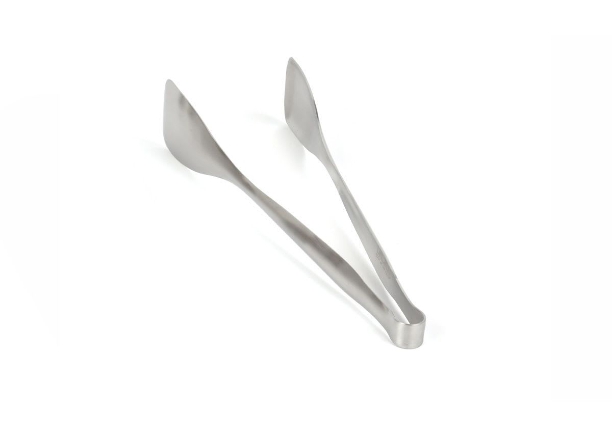 Front of the House BUT024BSS22 12" Brushed Stainless Tongs - Silver