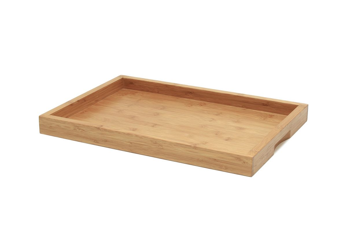Front of the House RRT005BBB11 19" x 13" Bali Tray - Natural