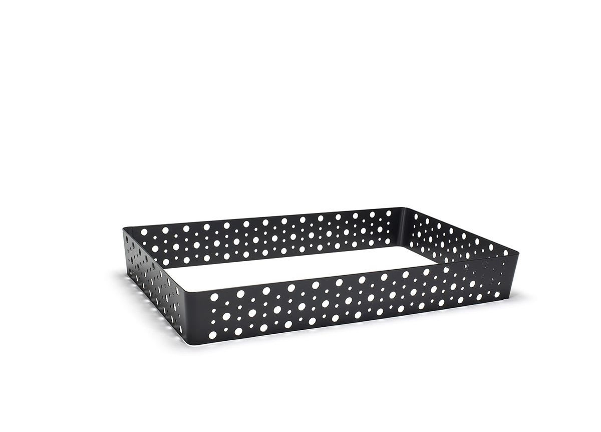Front of the House BHO066BKI20 Full Size Dots Housing - Shallow - Matte Black