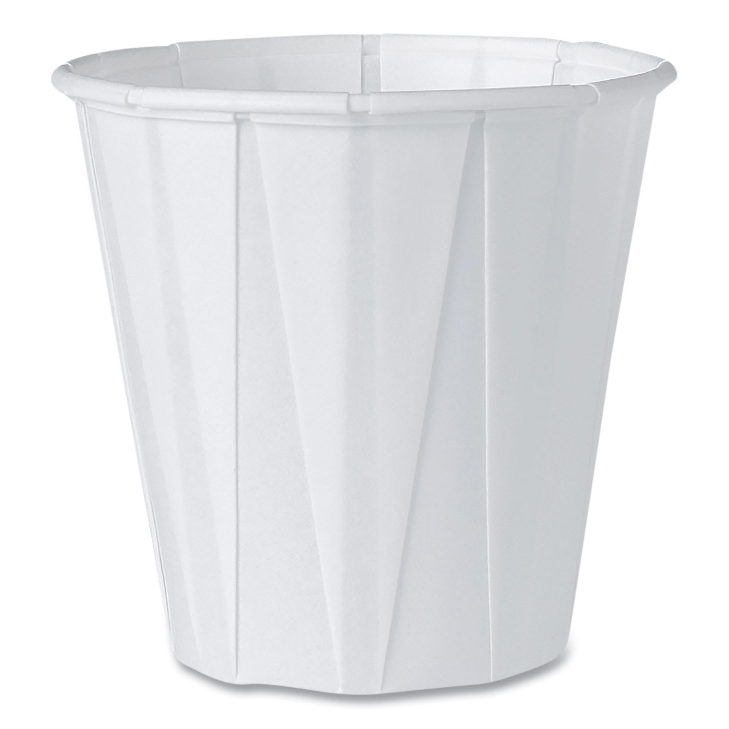 SOLO 450-2050 Paper Portion Cups, Proplanet Seal, 3.5 Oz, White, 100/Bag, 50 Bags/Carton