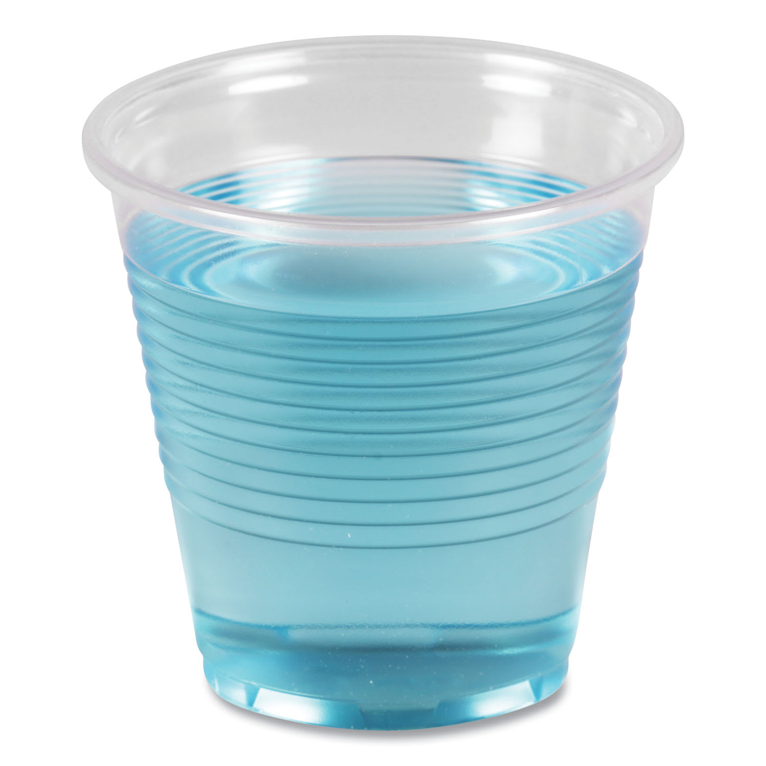 Boardwalk TRANSCUP5CT Translucent Plastic Cold Cups, 5 Oz, Polypropylene, 100 Cups/Sleeve, 25 Sleeves/Carton