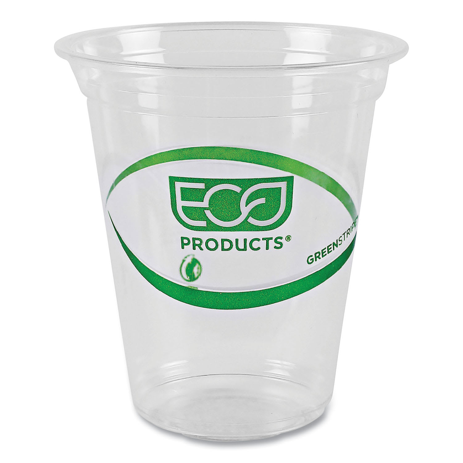 Eco-Products EP-CC16-GSPK Greenstripe Renewable And Compostable Cold Cups Convenience Pack, Clear, 16 Oz, 50/Pack