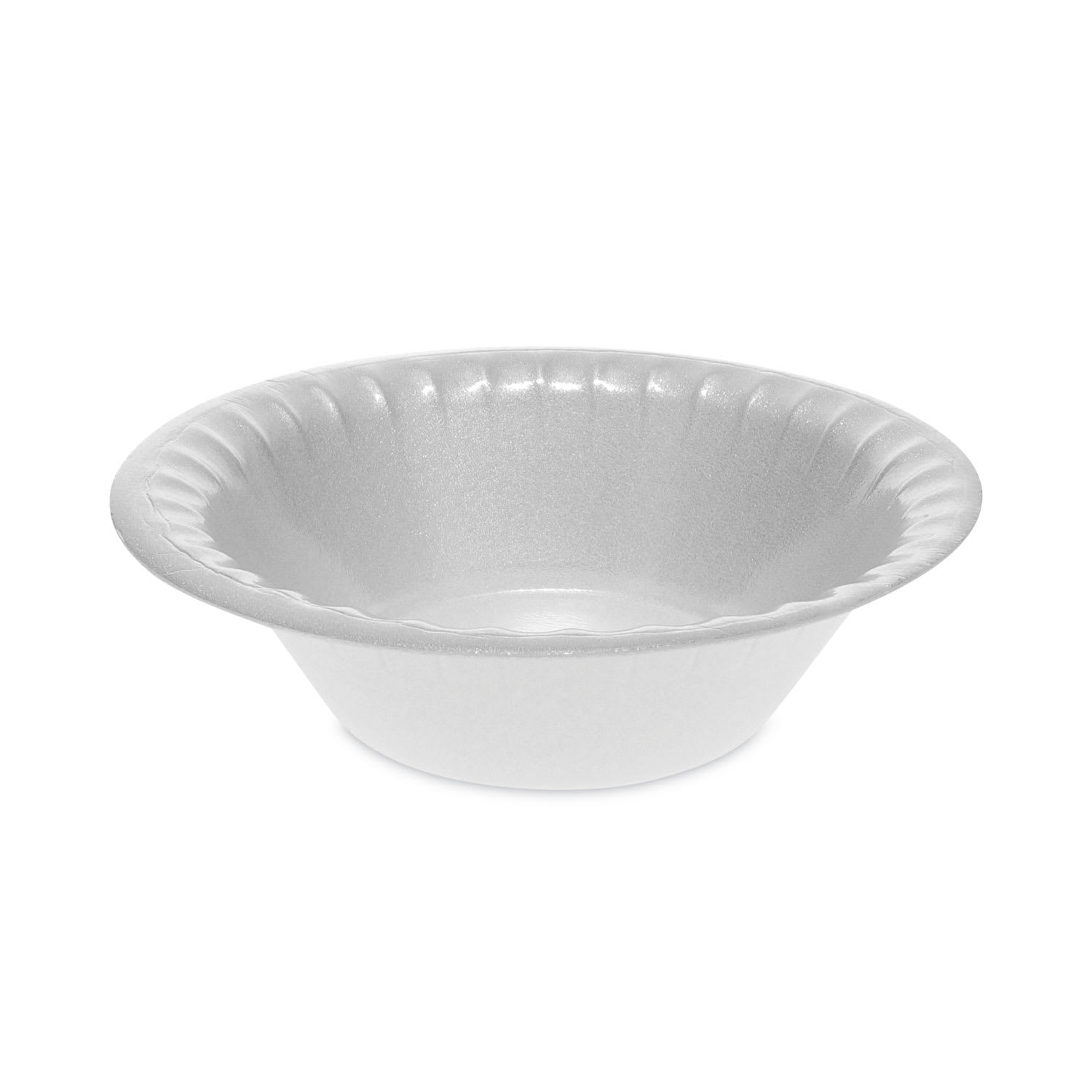 Pactiv Evergreen YTK100120000 Placesetter Deluxe Laminated Foam Dinnerware, Bowl, 12 Oz, 6" Dia, White, 1,000/Carton