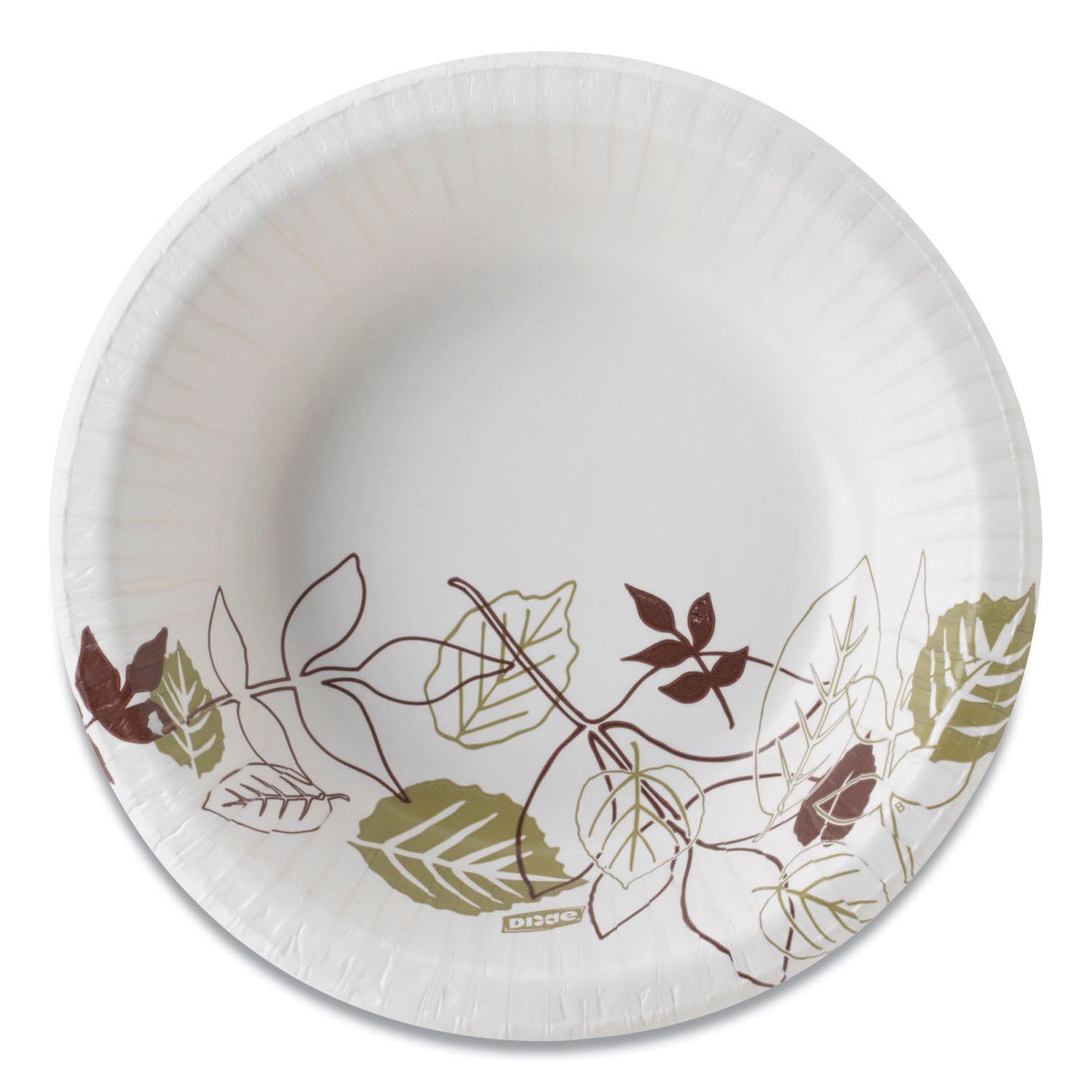 Dixie SX12PATH Pathways Heavyweight Paper Bowls, 12 Oz, Green/Burgundy, 1,000/Carton