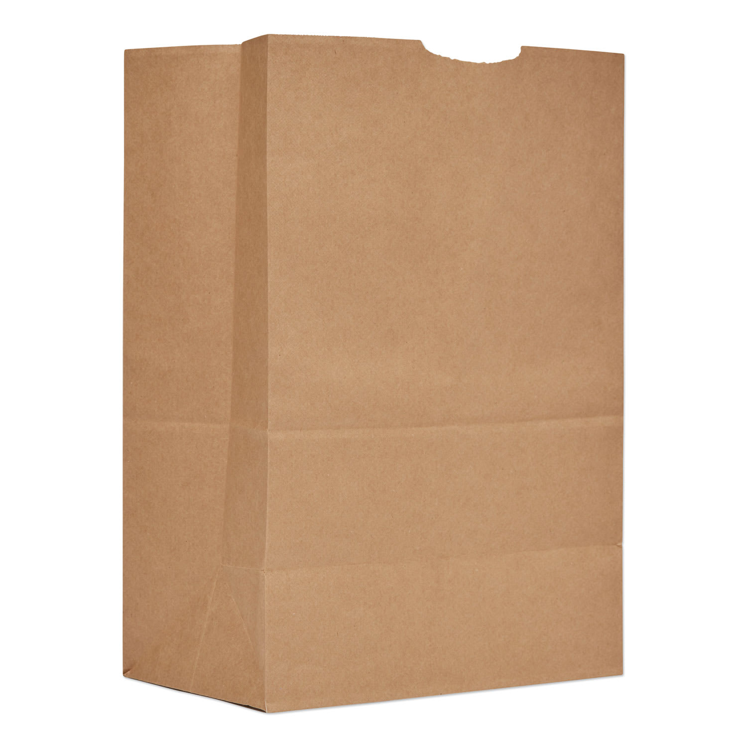 General SK1657 Grocery Paper Bags, #1/6 BBL Size, 12" X 7" X 17", Natural, 500/Bundle