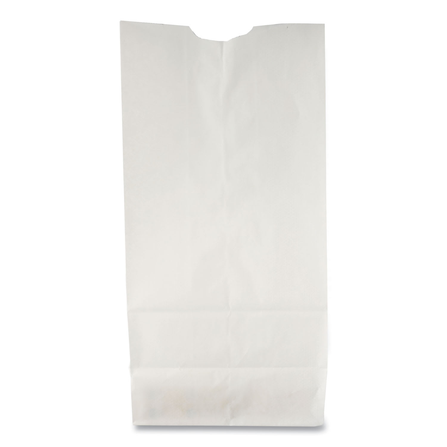 General GW6500 Grocery Paper Bags, #6 Size, 6" X 3.63" X 11.06", White, 500/Bundle