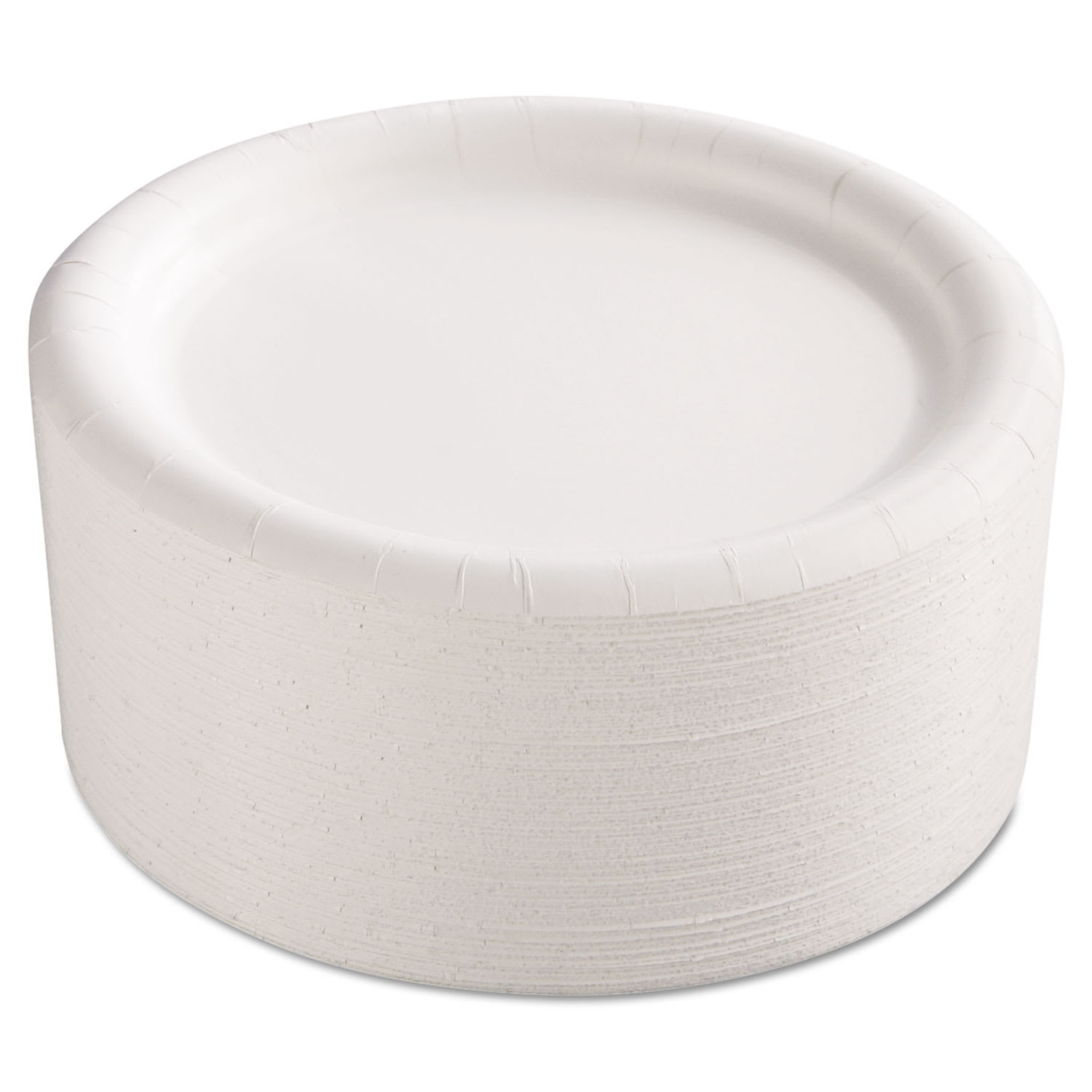 AJM Packaging Corporation CP9AJCWWH14 Premium Coated Paper Plates, 9" Dia, White, 125/Pack, 4 Packs/Carton