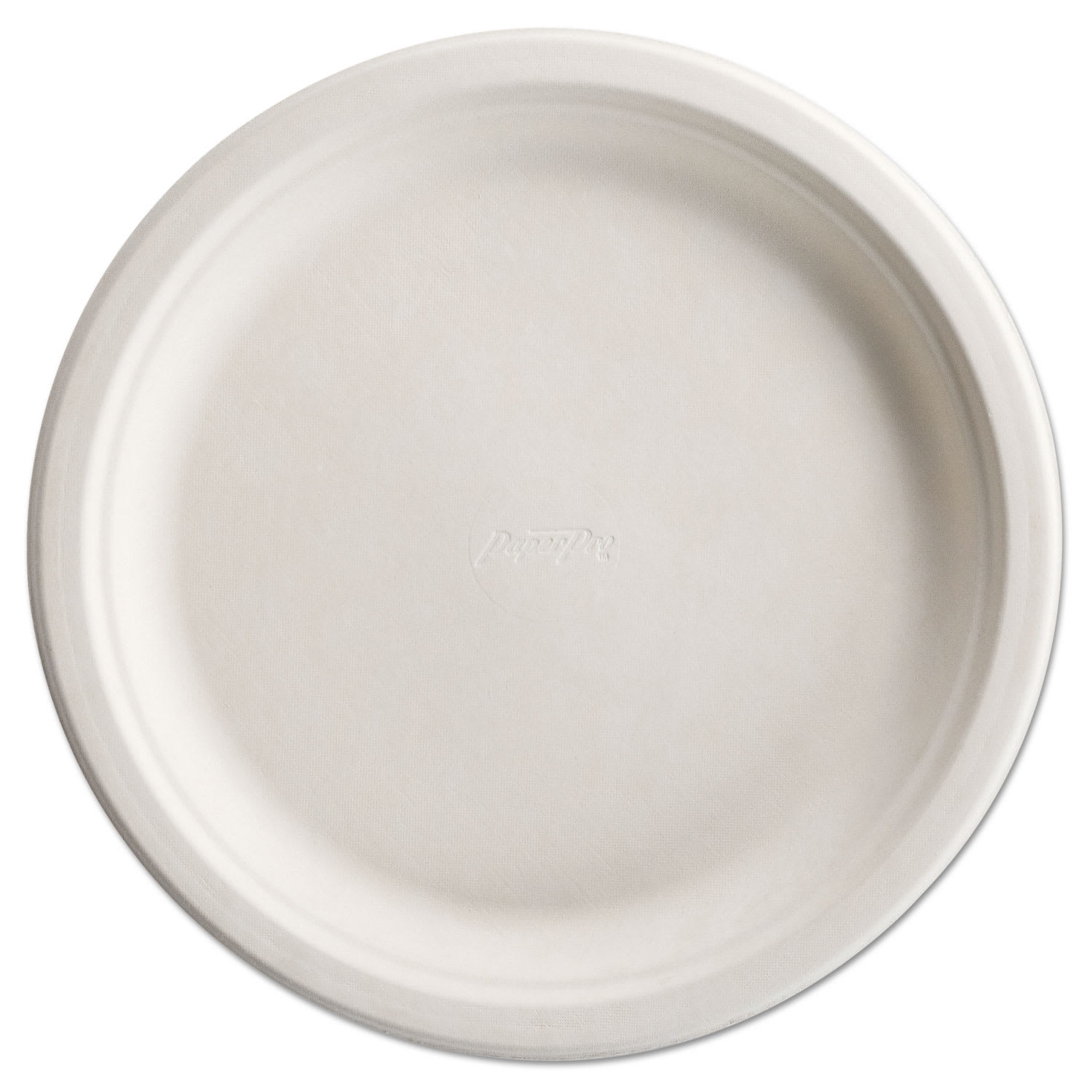 Chinet 25776 Paperpro Naturals Fiber Dinnerware, Plate, 10.5" Dia, Natural, 125/Pack, 4 Packs/Carton