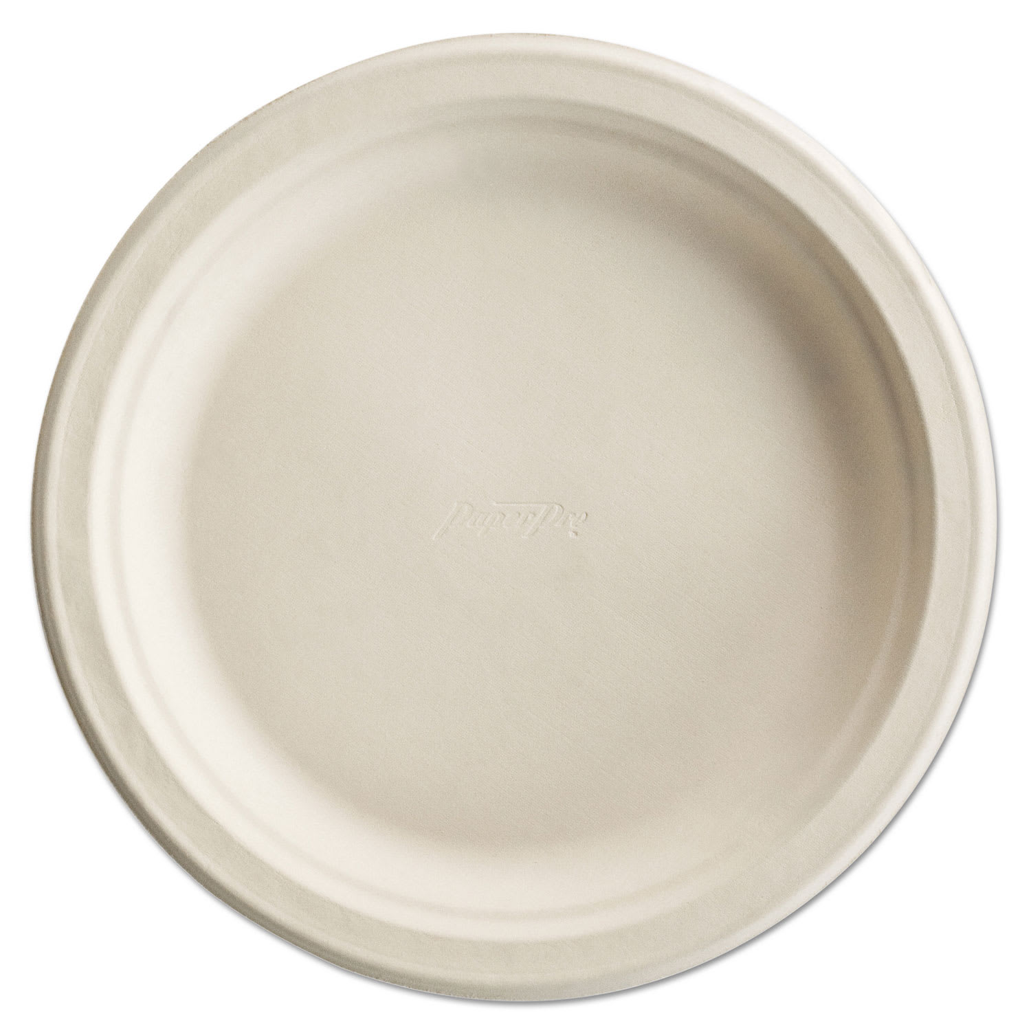 Chinet 25775 Paper Pro Round Plates, 8.75" Dia, White, 125/Pack, 4 Packs/Carton