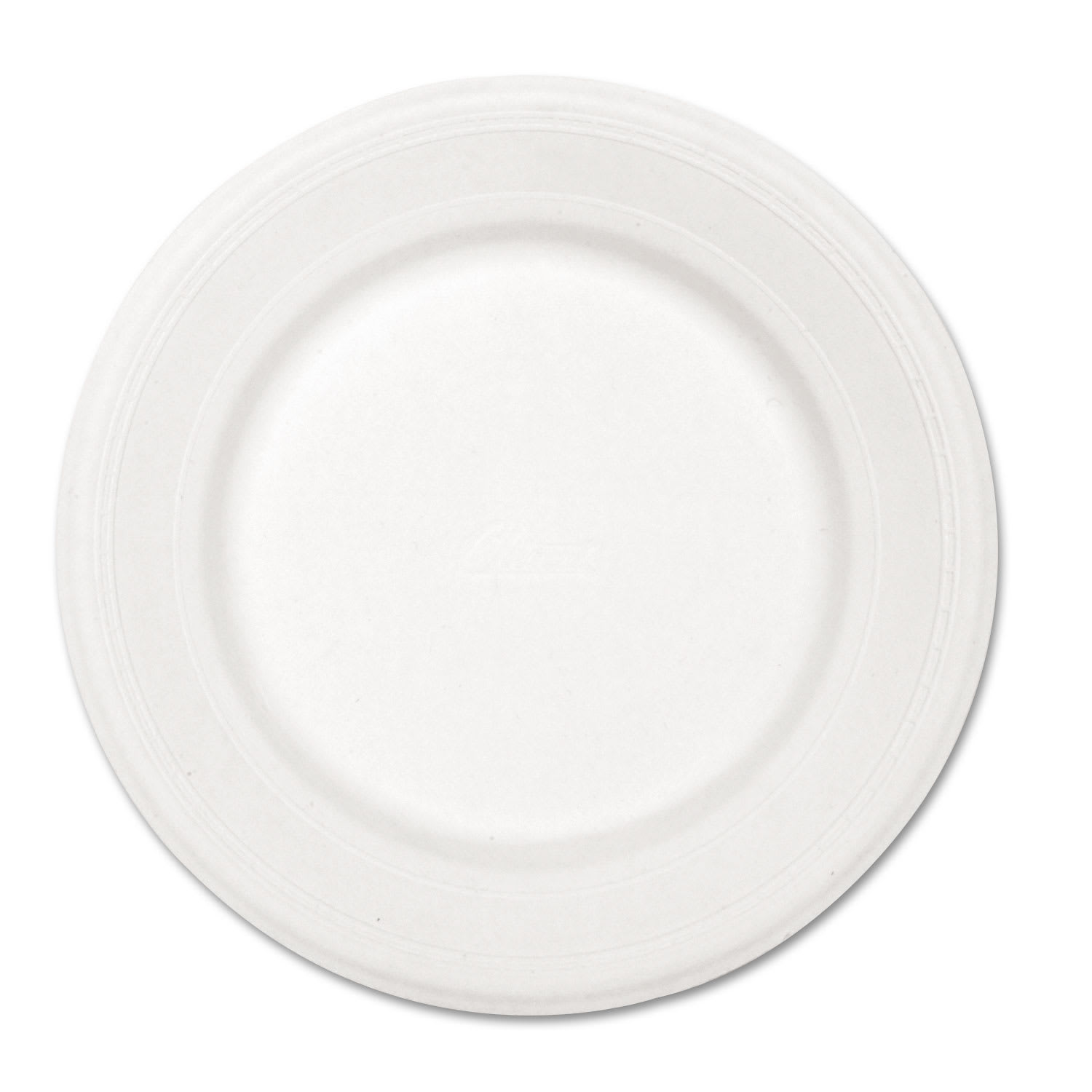 Chinet 21217 Paper Dinnerware, Plate, 10.5" Dia, White, 500/Carton