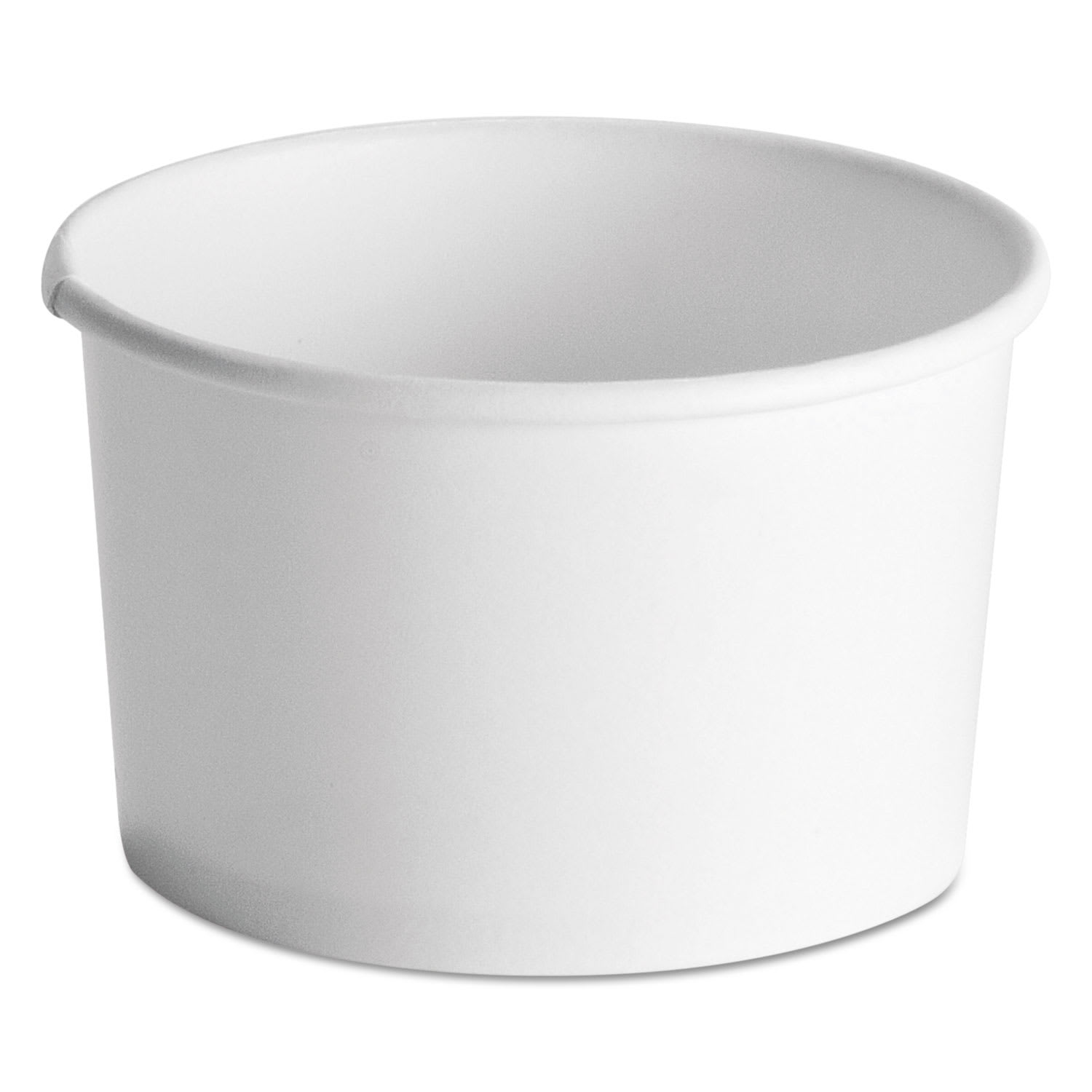Chinet 71037 Squat Paper Food Container, Streetside Design, 8-10 Oz, White, 50/Pack, 20/Carton
