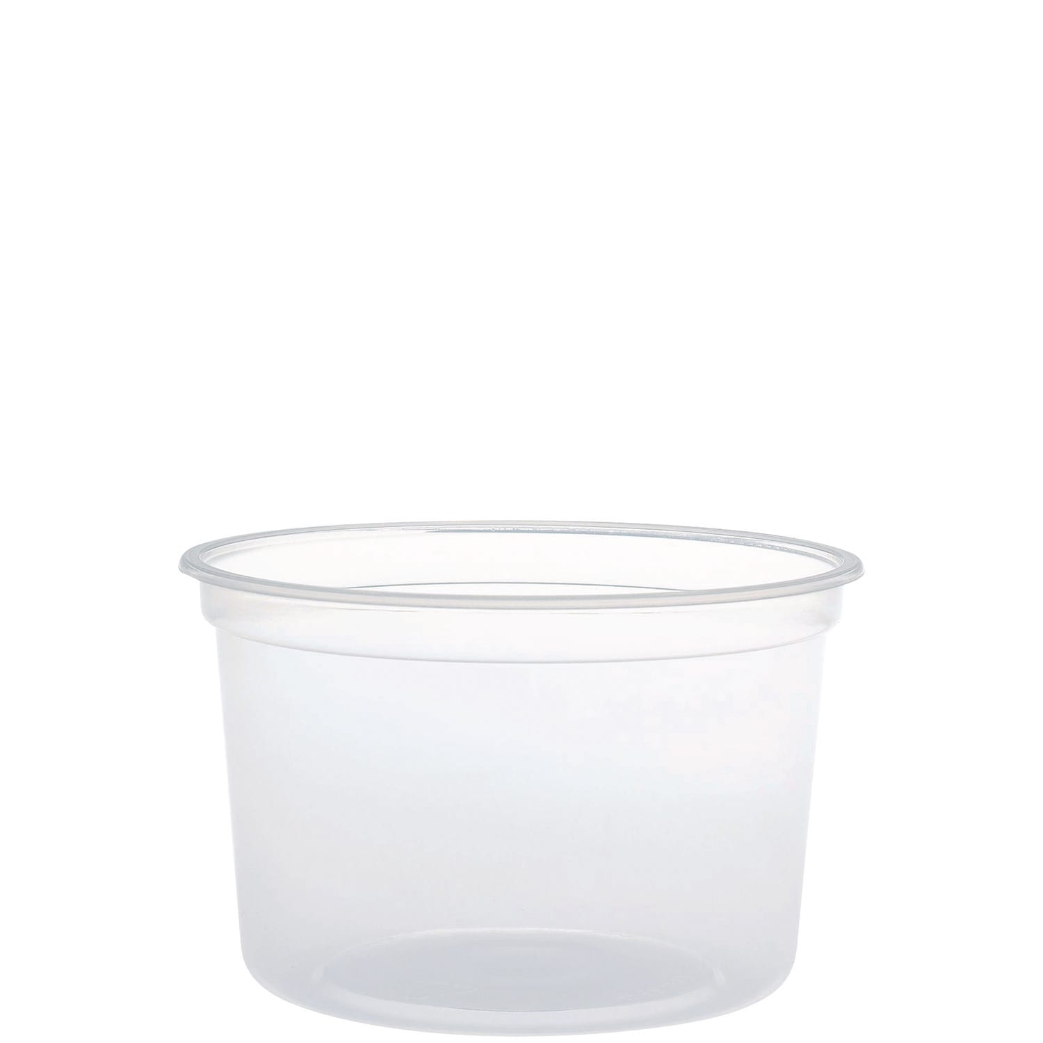 Dart MN16-0100 Microgourmet Food Container, 16 Oz, Translucent, Plastic, 50/Pack, 10 Packs/Carton