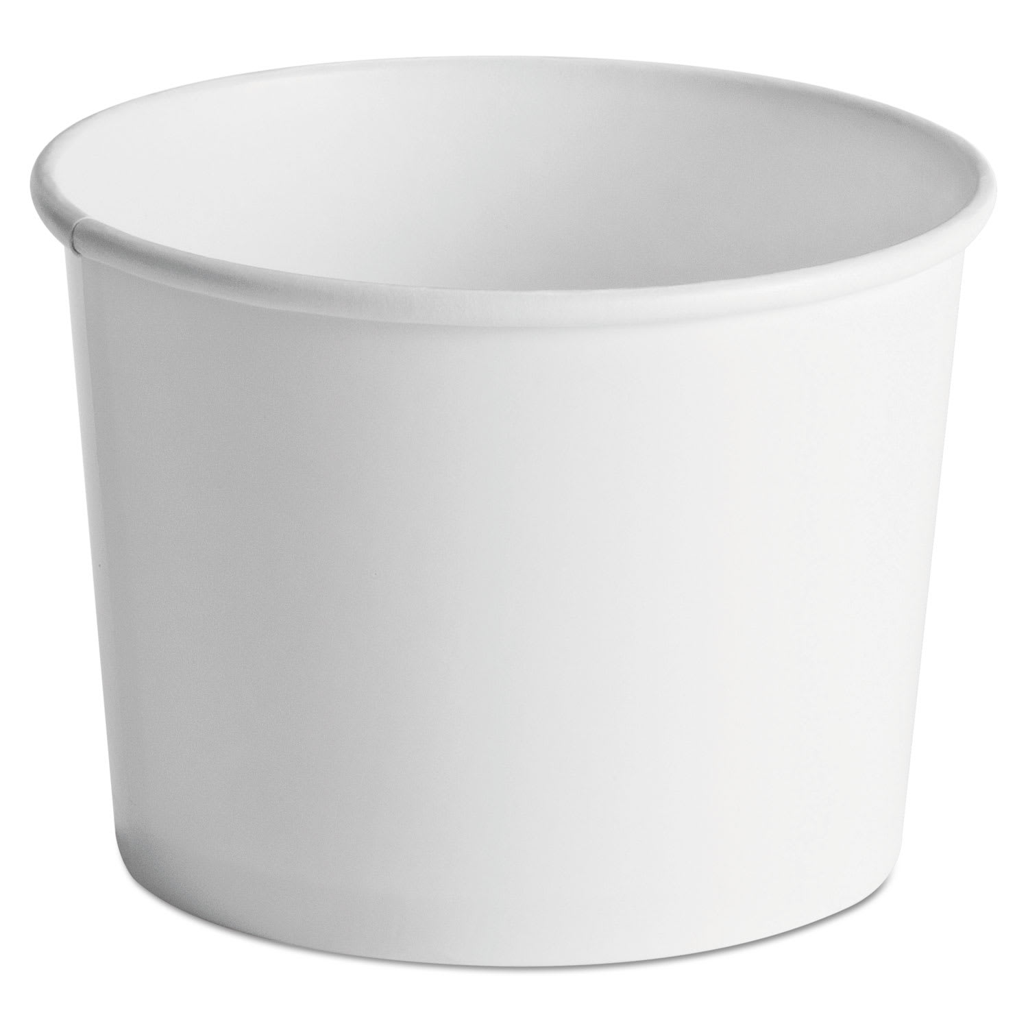 Chinet 60164 Paper Food Containers, 64 Oz, White, 25/Pack, 10 Packs/Carton