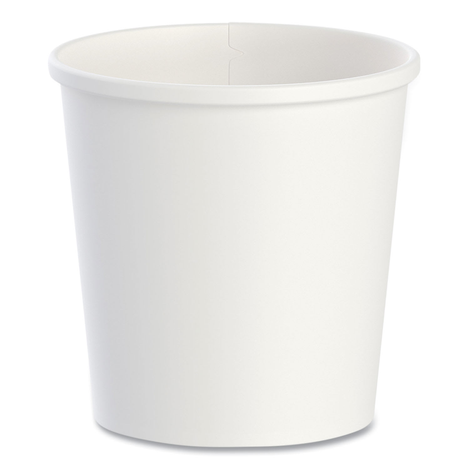 SOLO H4165-2050 Flexstyle Double Poly Paper Containers, 16 Oz, White, Paper, 25/Pack, 20 Packs/Carton