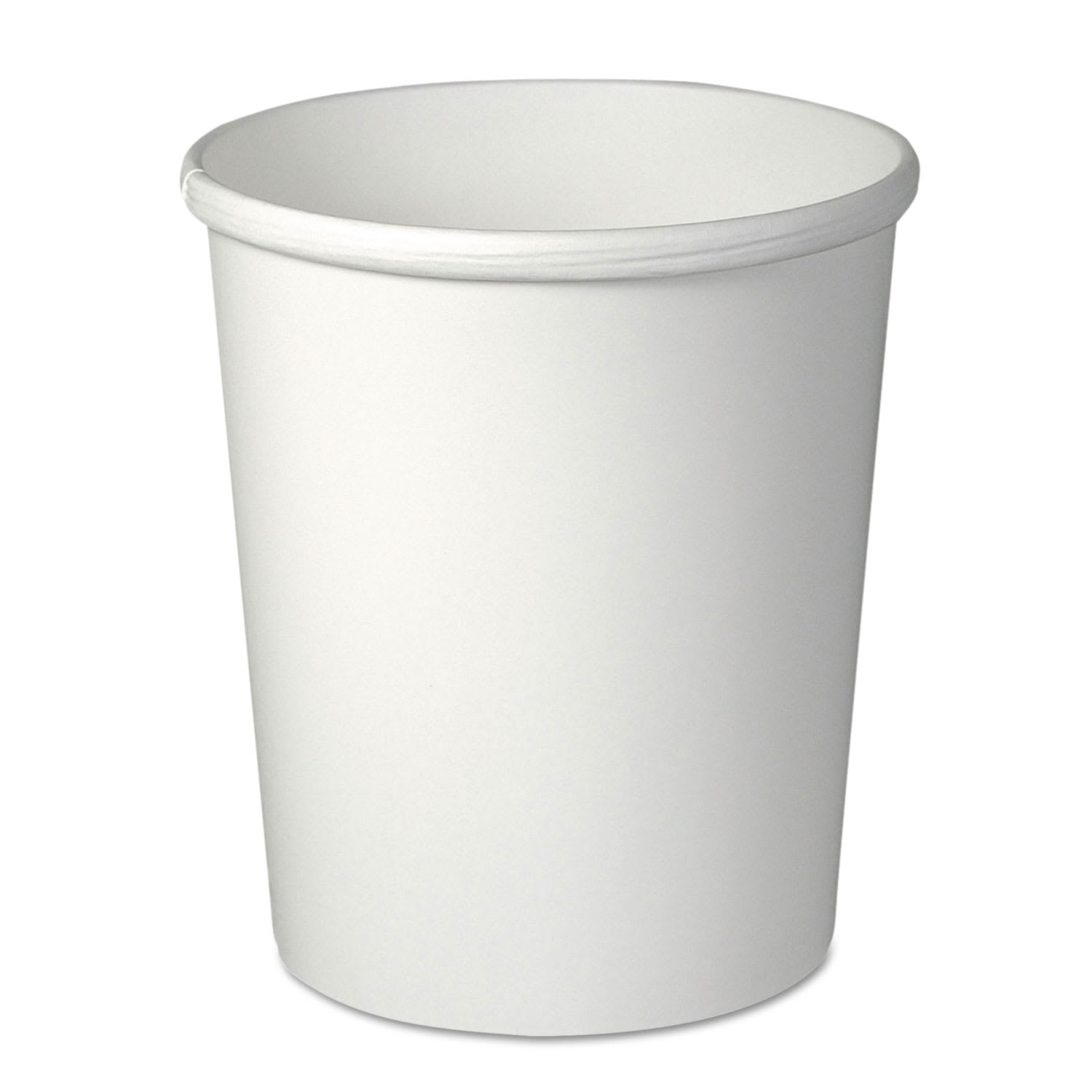 SOLO H4325-2050 Flexstyle Double Poly Paper Containers, 32 Oz, White, Paper, 25/Pack, 20 Packs/Carton