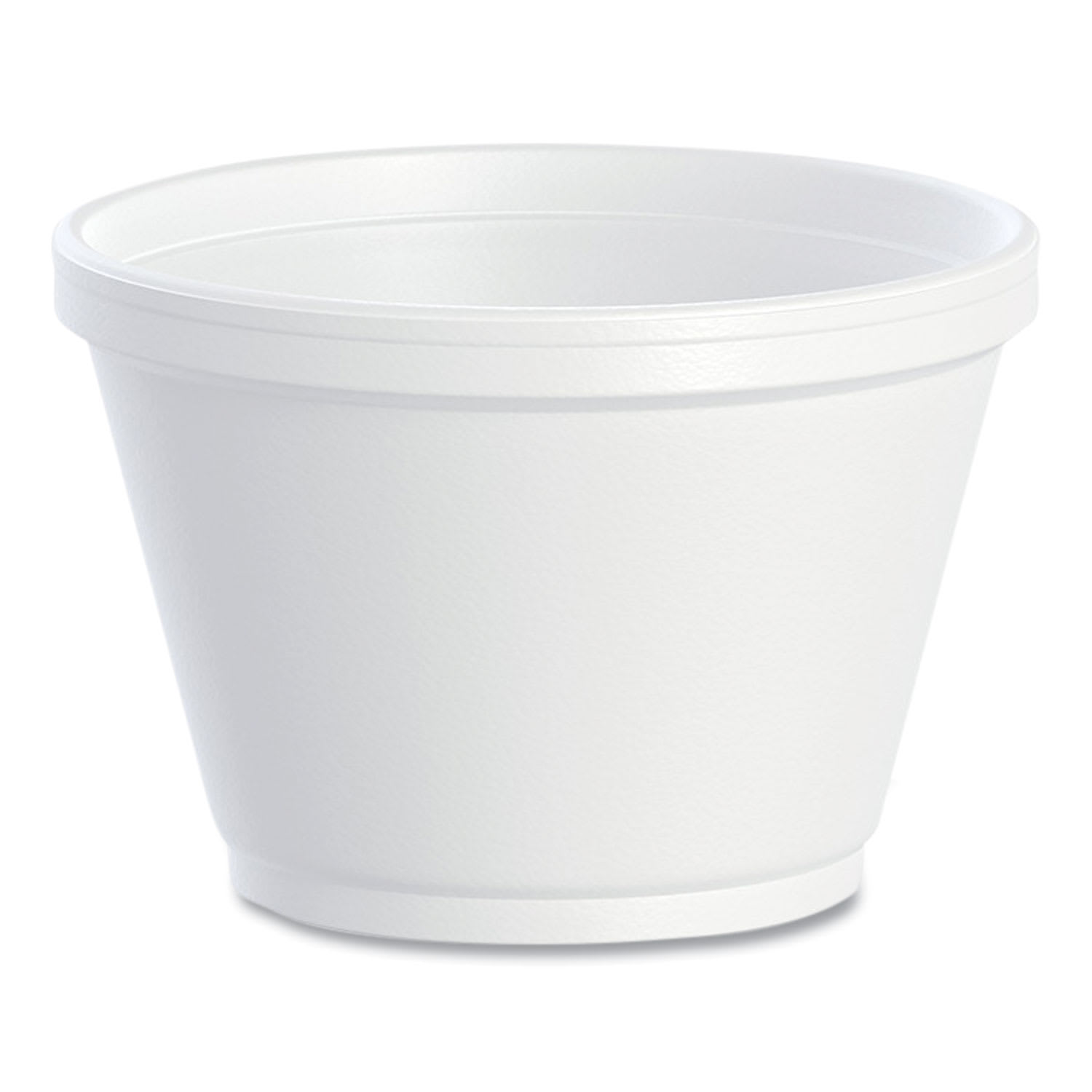 Dart 6SJ12 Foam Containers, 6 Oz, White, 50/Bag, 20 Bags/Carton