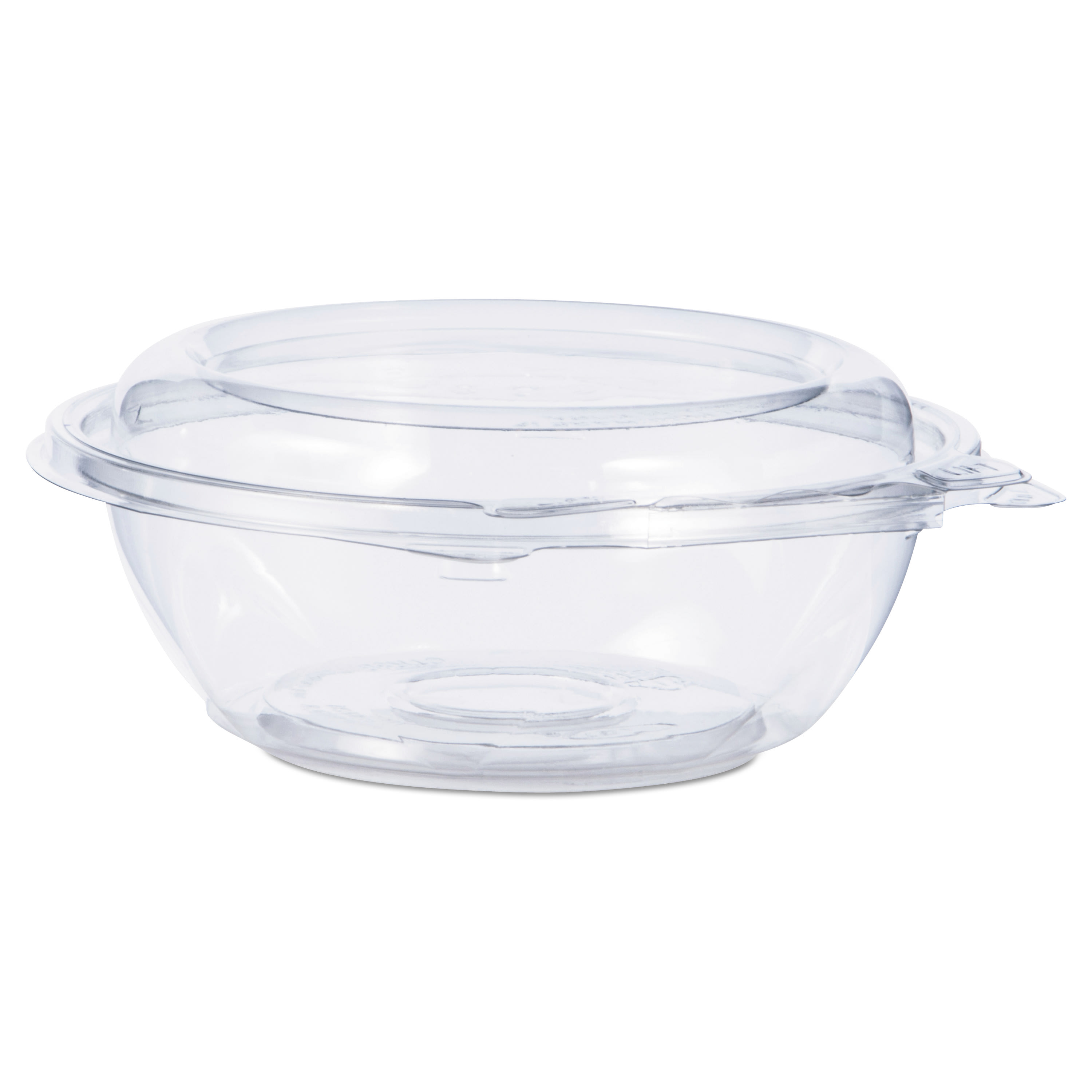 Dart CTR8BD Tamper-Resistant, Tamper-Evident Bowls With Dome Lid, 8 Oz, 5.5" Diameter X 2.1"H, Clear, Plastic, 240/Carton