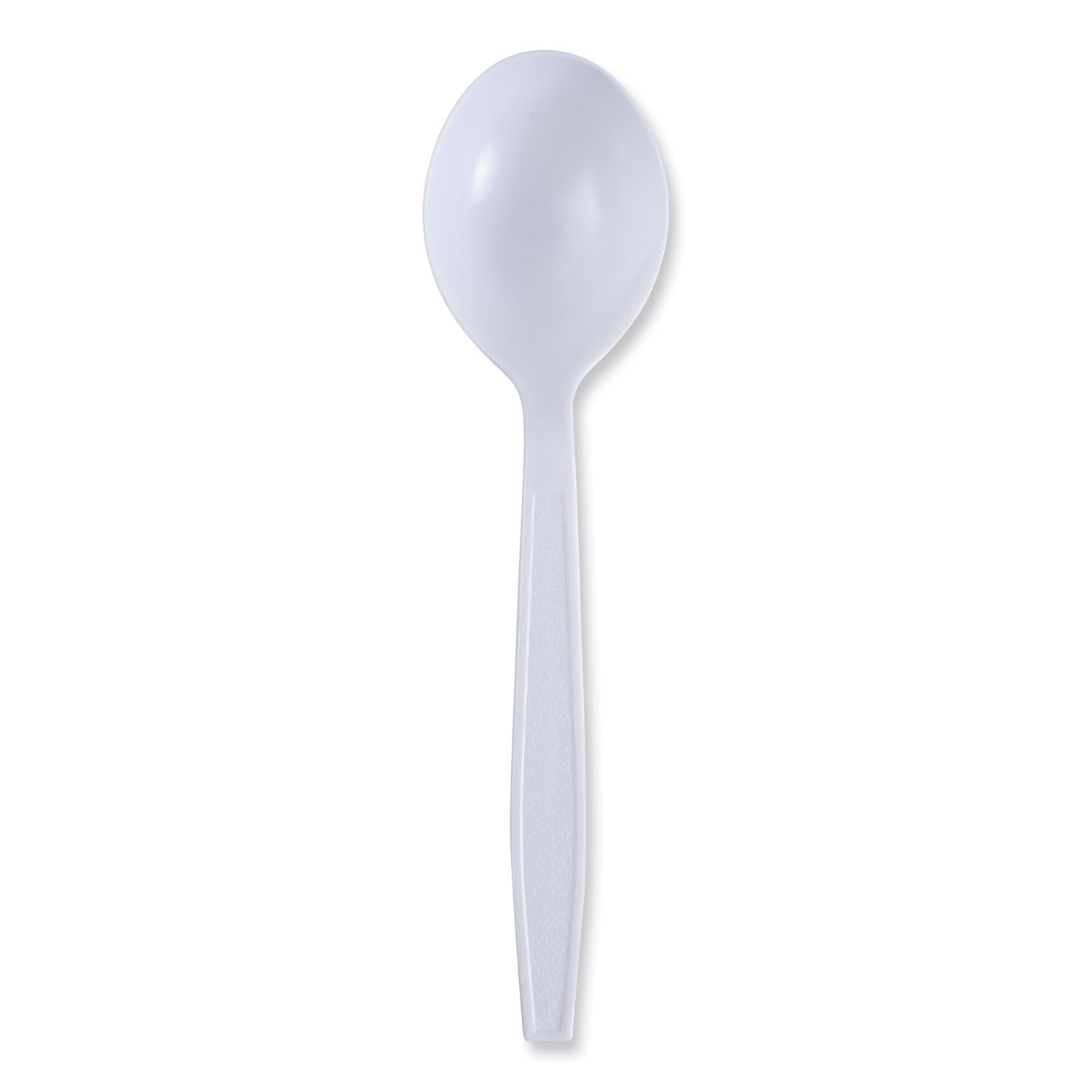 Boardwalk SSHWPPWIW Heavyweight Wrapped Polypropylene Cutlery, Soup Spoon, White, 1,000/Carton