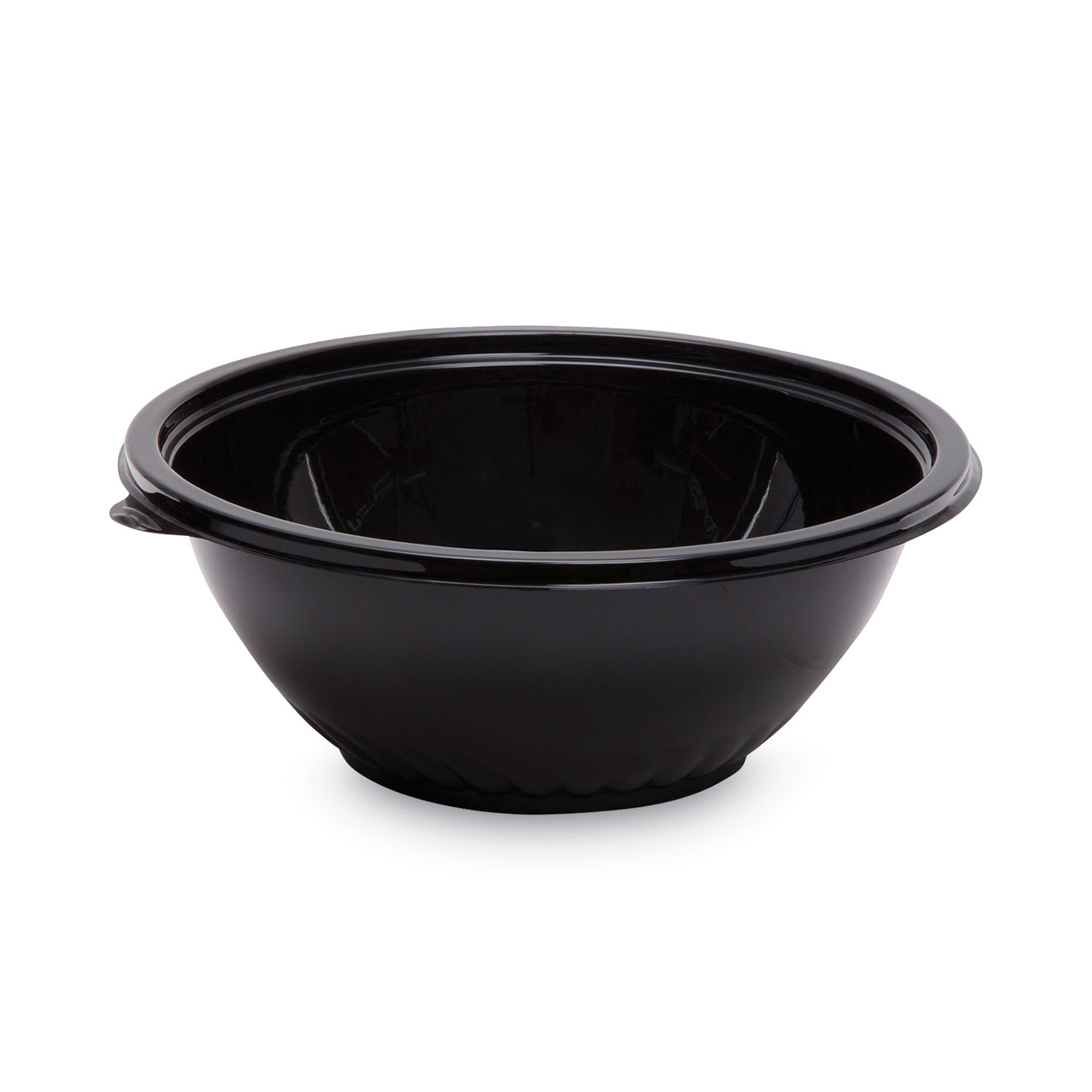 WNA APB80BL Caterline Pack N' Serve Plastic Bowl, 80 Oz, 10" Diameter X 4"H, Black, 25/Carton