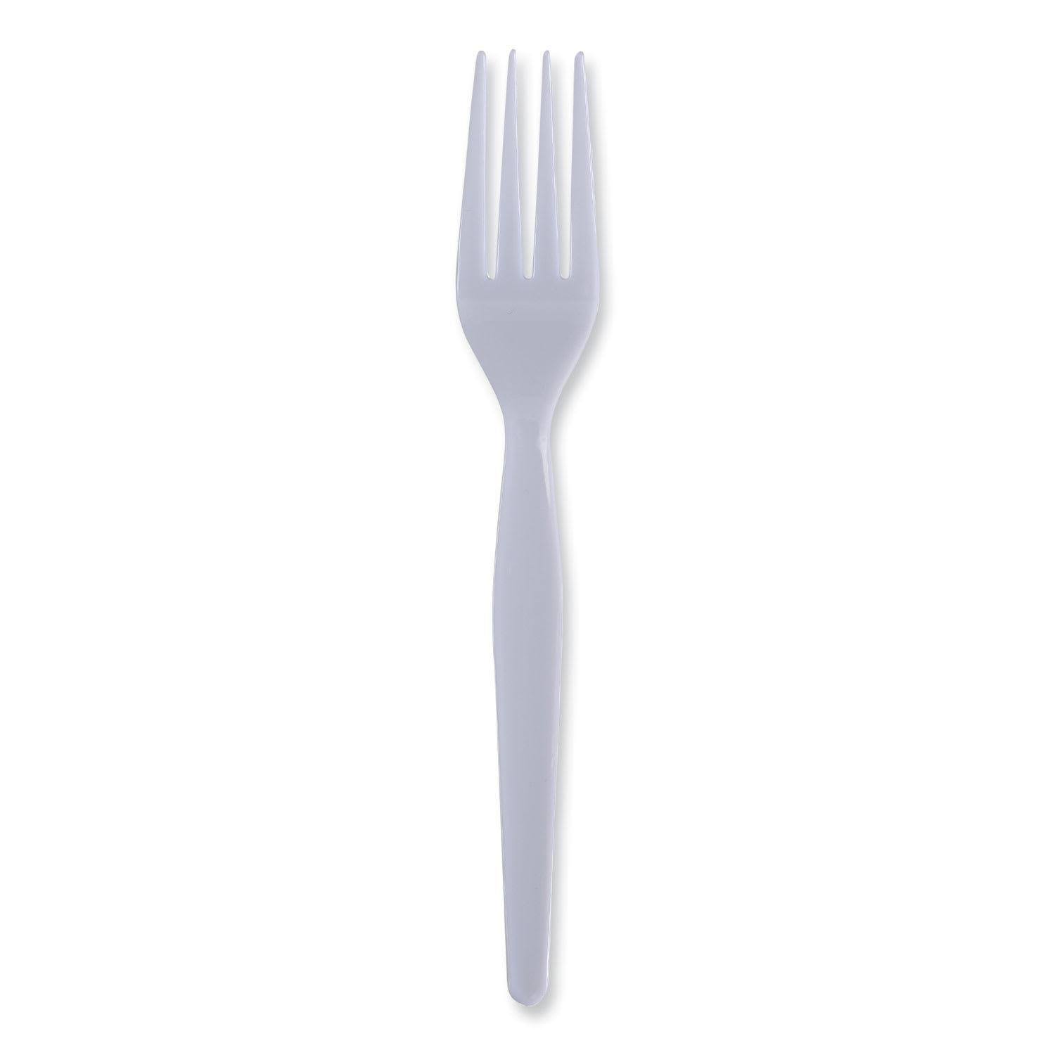 Boardwalk FORKHW Heavyweight Polystyrene Cutlery, Fork, White, 1000/Carton