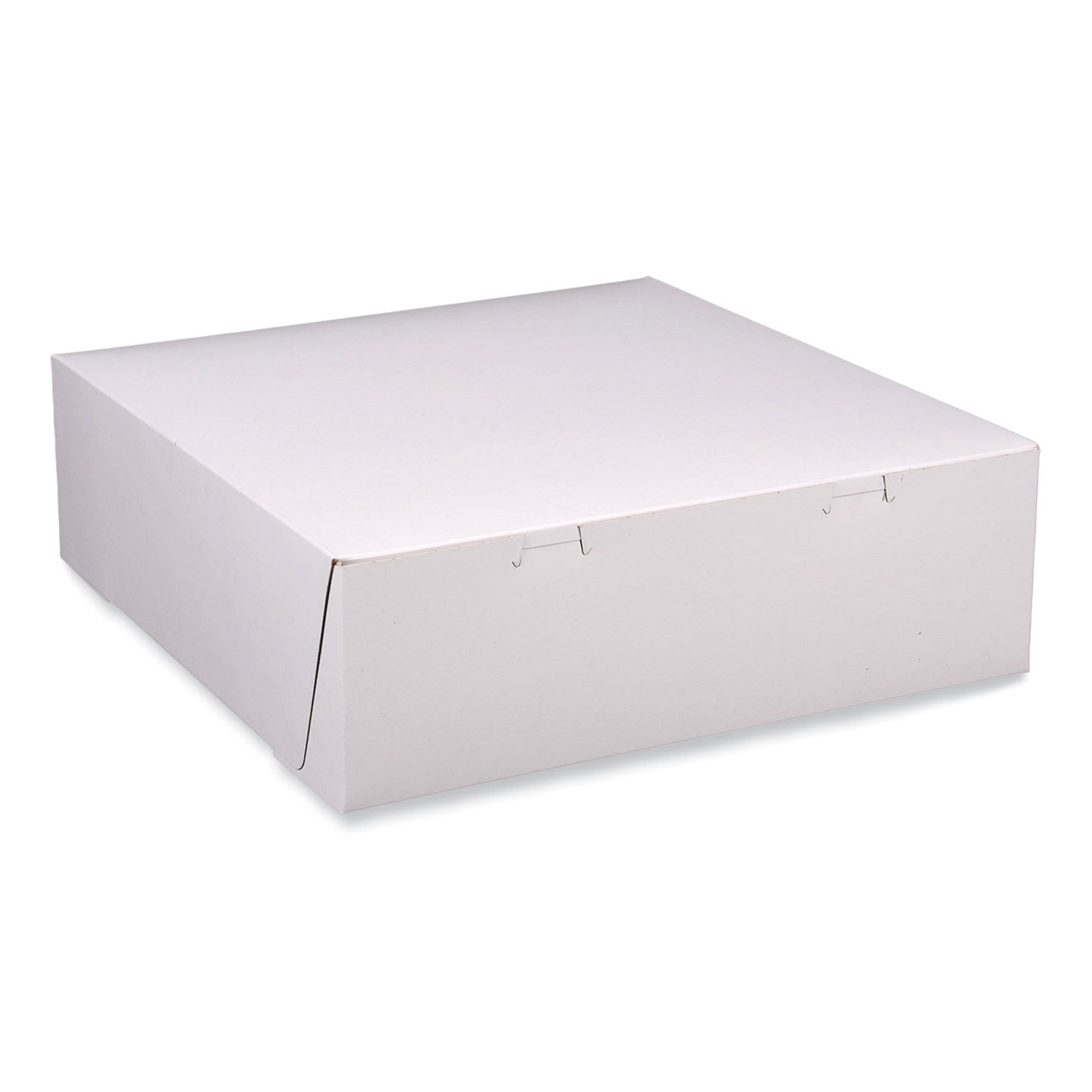 SCT 1585 Bakery Boxes, Standard, 12 X 12 X 4, White, Paper, 100/Carton