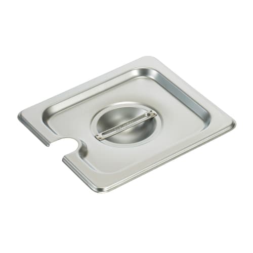 Winco SPCS 1/6 Size Notched Steam Table Pan Cover