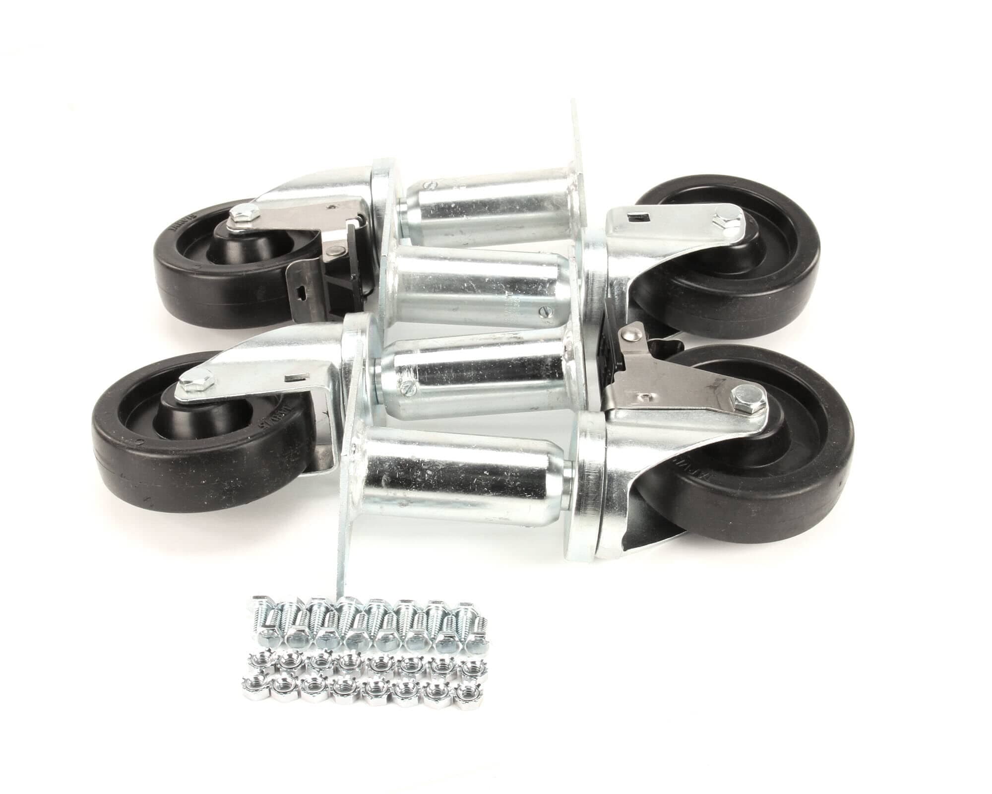 Pitco B3901504 4" Plate Caster Kit, Legged, Set of 4