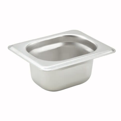 Winco SPJH-1802 1/18 Size Steam Table Pan, 2" Deep, 22 ga.