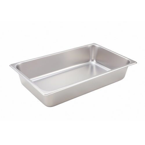 Winco SPF4 Full Size Steam Table Pan, 4" Deep, 25 ga.