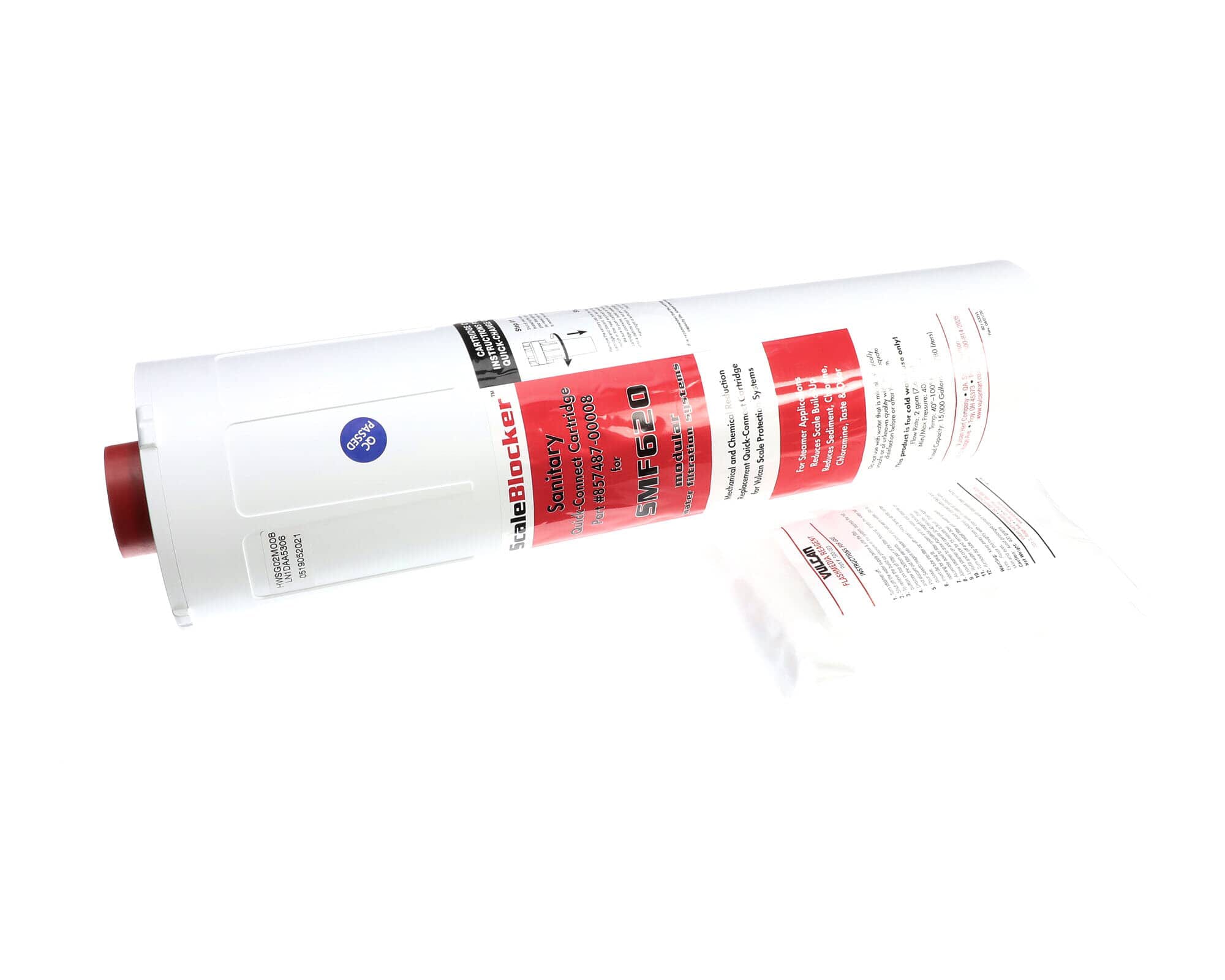 Vulcan Hart 00-857487-00620 SCALEBLOCKER™ Water Filter Preventative Maintenance Kit, 20"